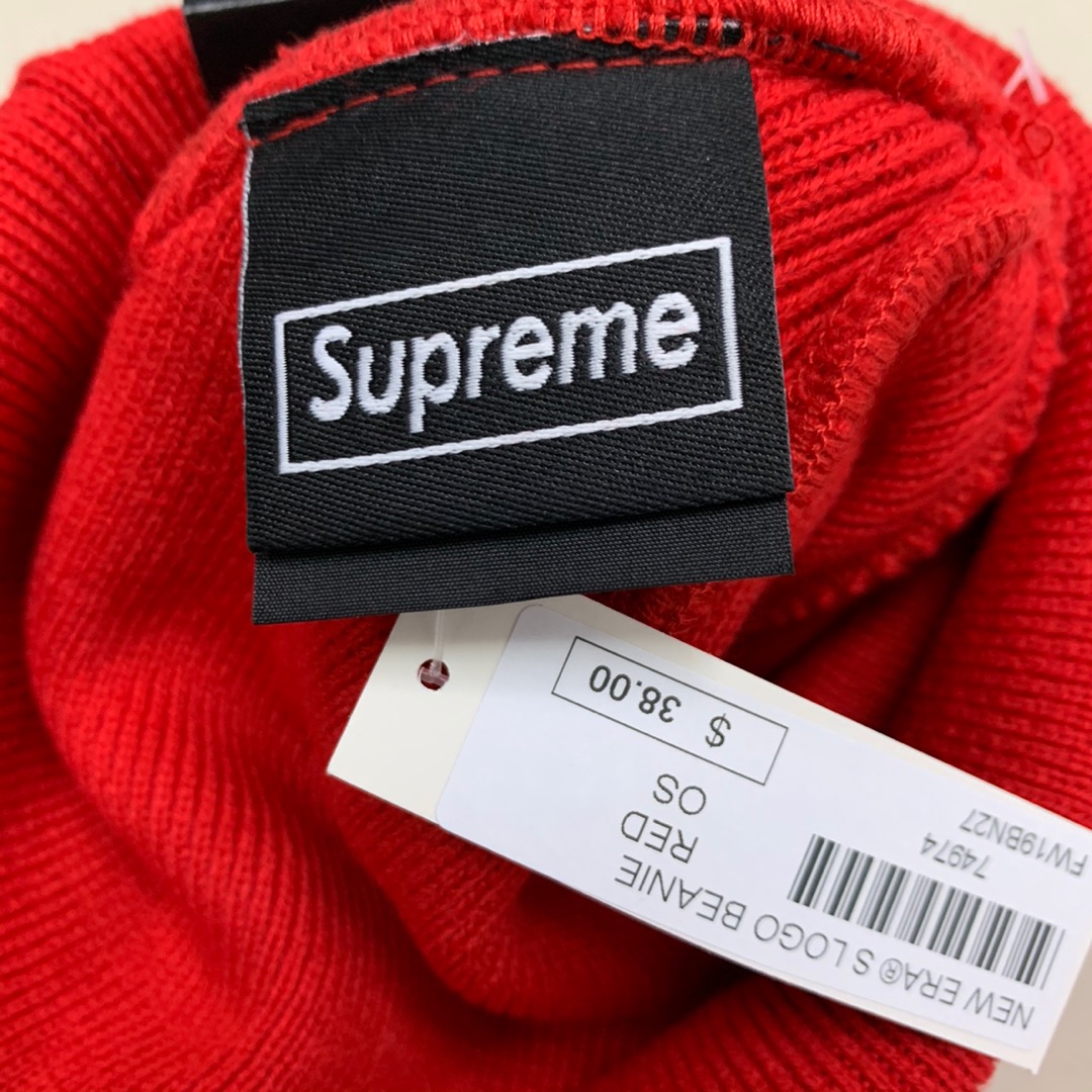 Supreme 19fw x New Era S Logo Beanie