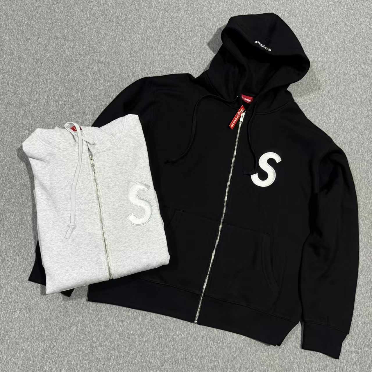 Supreme S Logo Zip Up Hooded 25FW