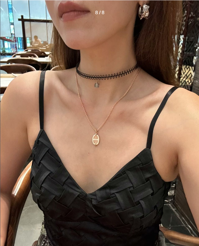 Hermès Mini Maillon pendant necklace