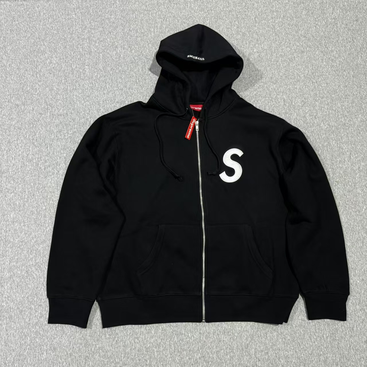 Supreme S Logo Zip Up Hooded 25FW