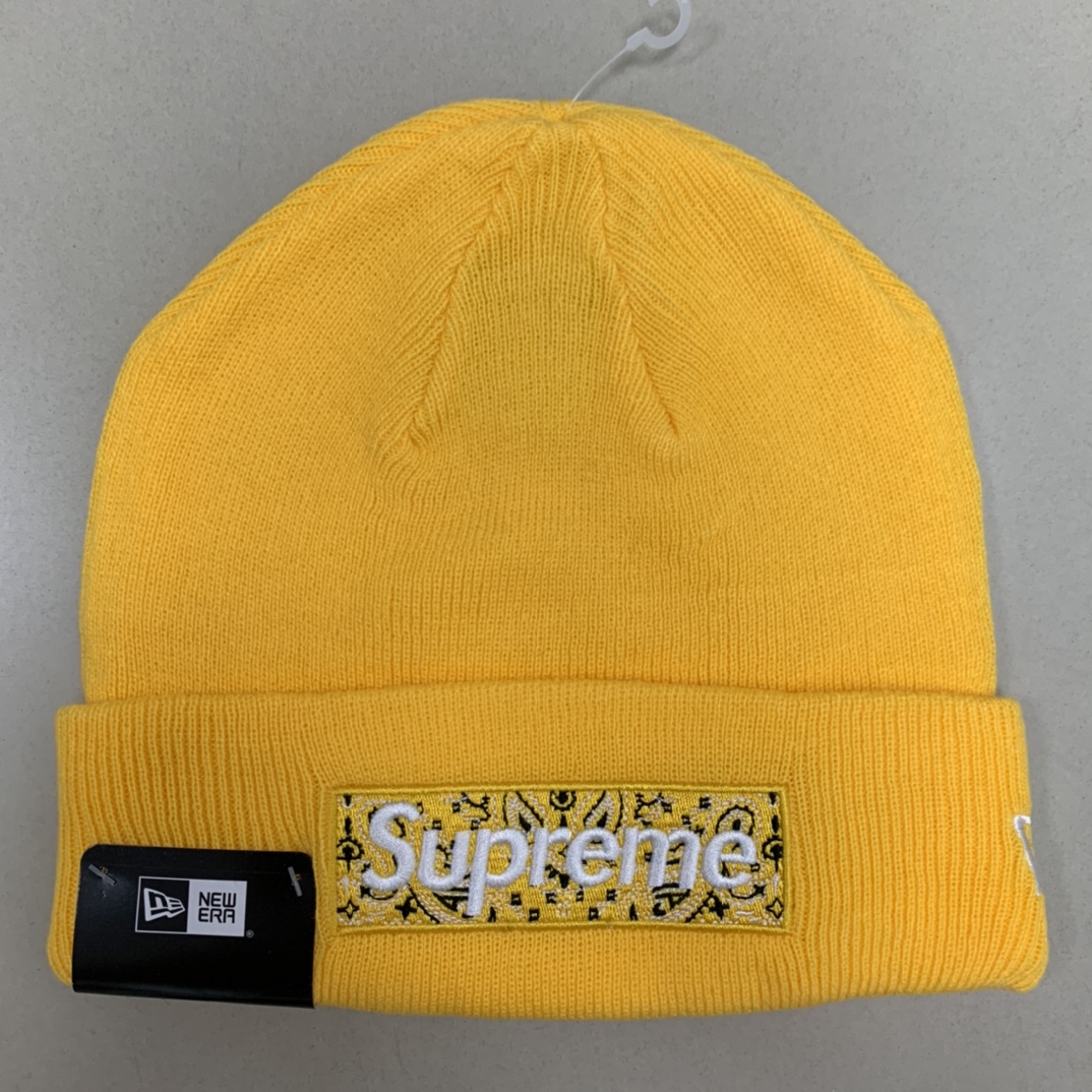 Supreme x New Era Box Logo Beanie
