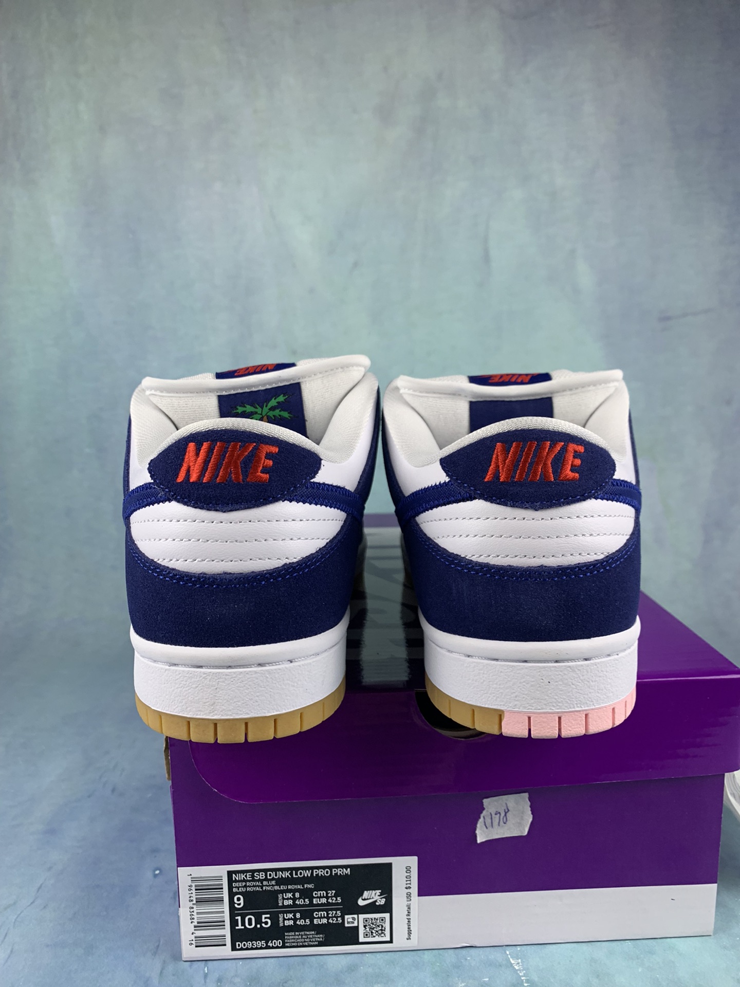 Nike SB Dunk Low "Los Angeles Dodgers/Deep Royal Blue"