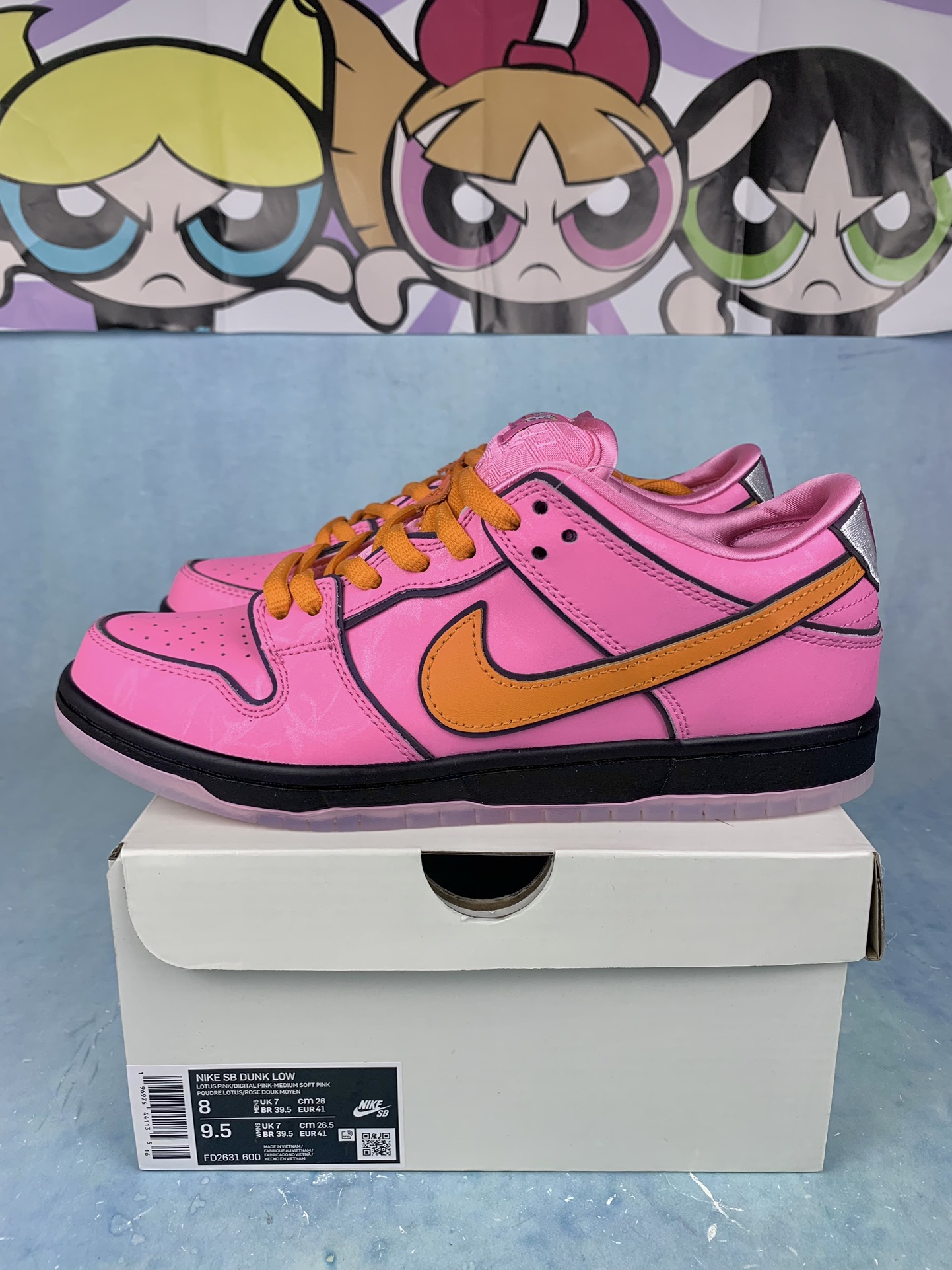 The Powerpuff Girls × Nike SB Dunk Low Pro QS "Blossom"