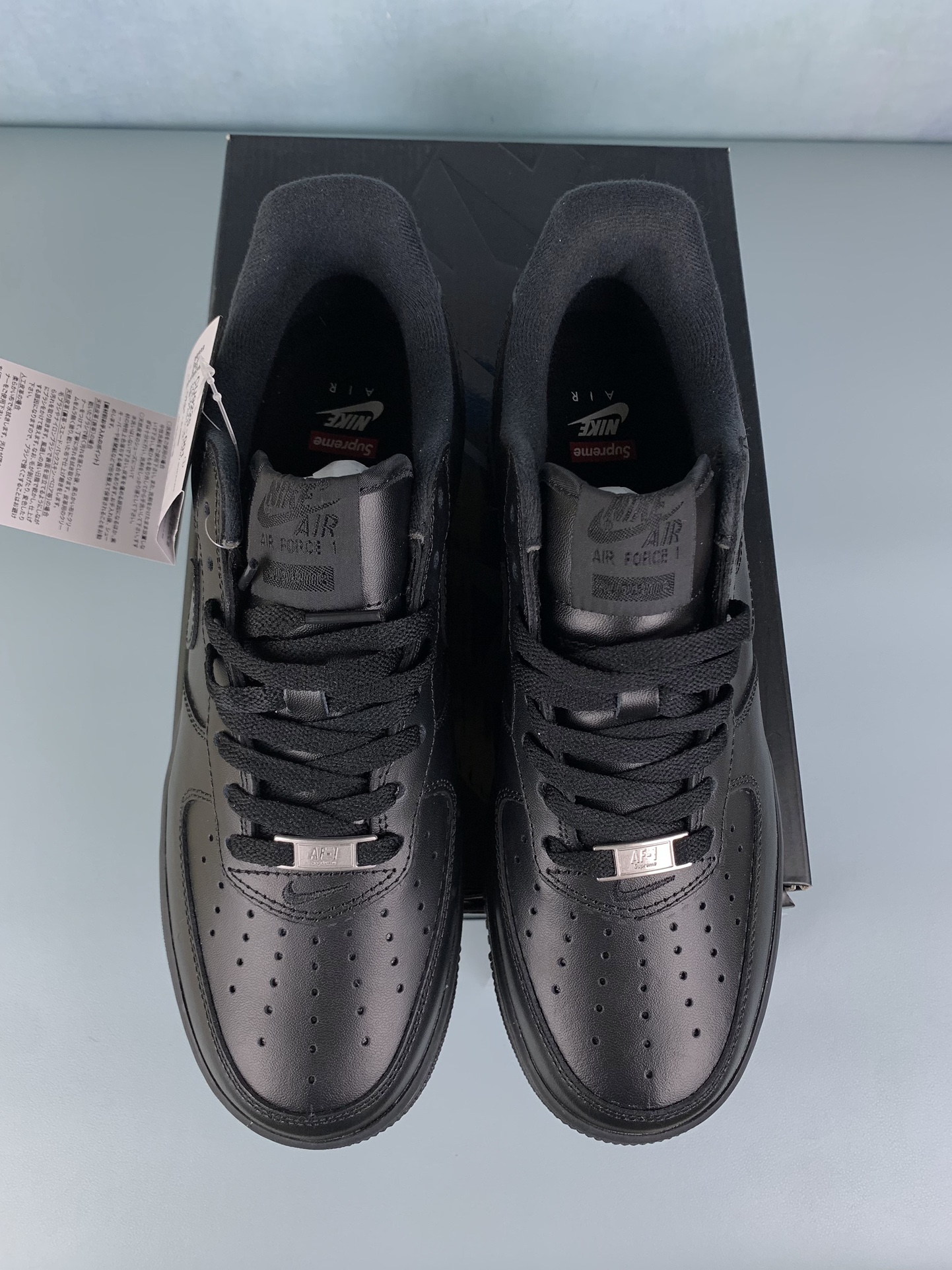 Supreme × Nike Air Force 1 Low "Black"