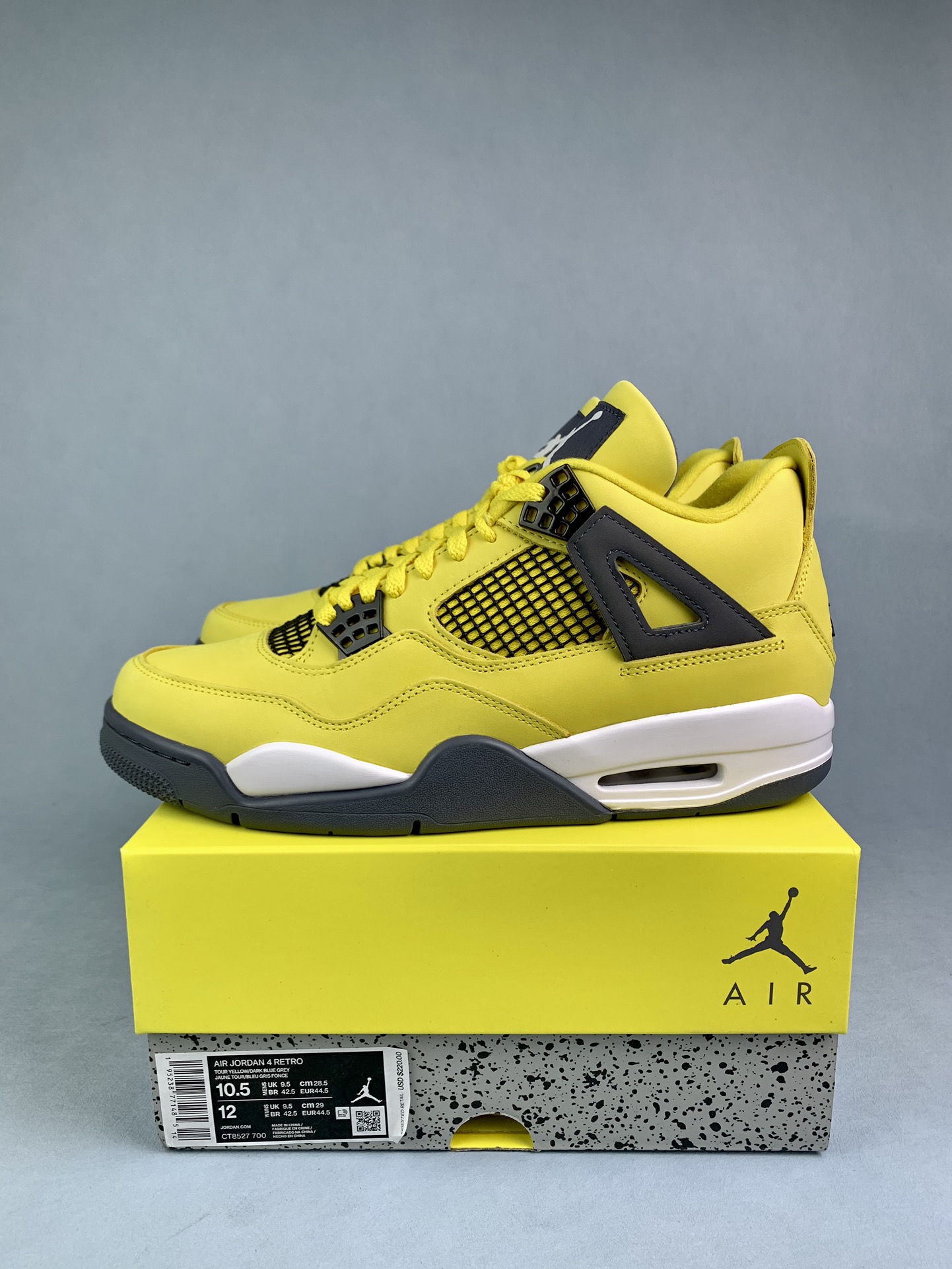 【LJR】Nike Air Jordan 4 "Tour Yellow"