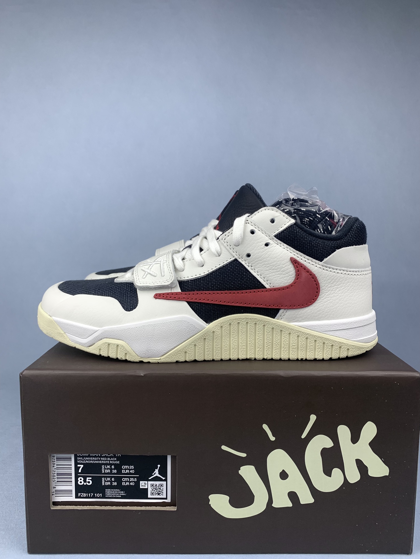 Travis Scott × Nike Jordan Jumpman Jack TR "University Red"