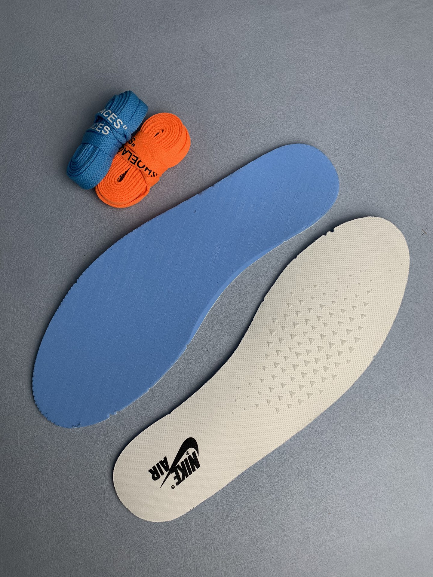 [LJR] Off-White × Nike Air Jordan 1 High UNC "White/Dark Powder Blue"