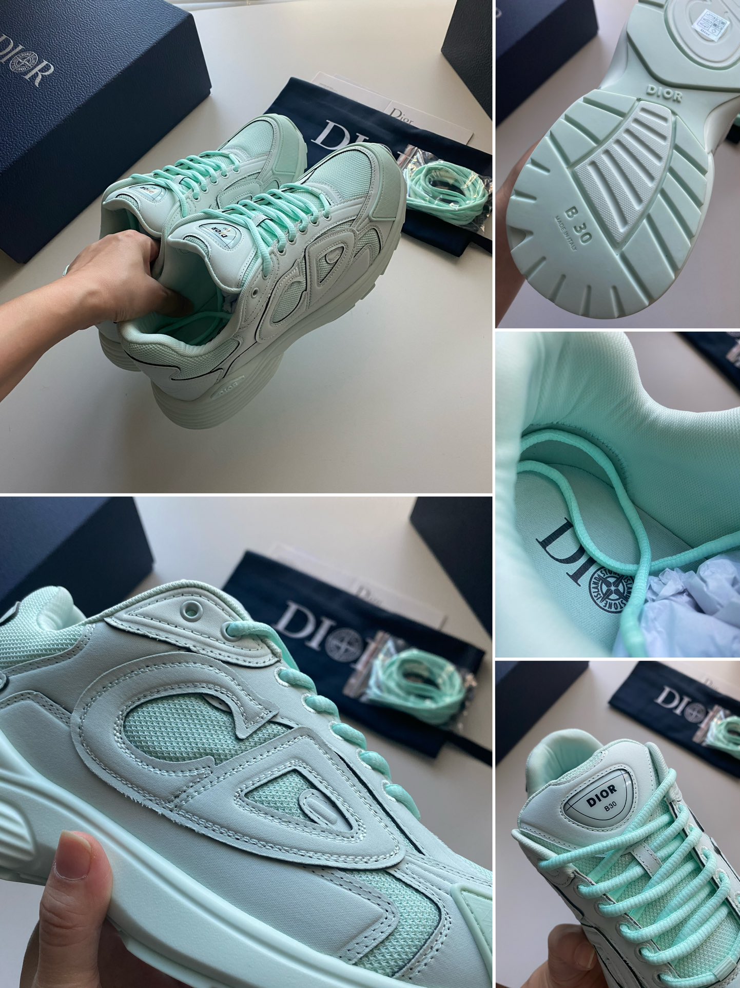 Dior x Stone Island B30 low top sneakers