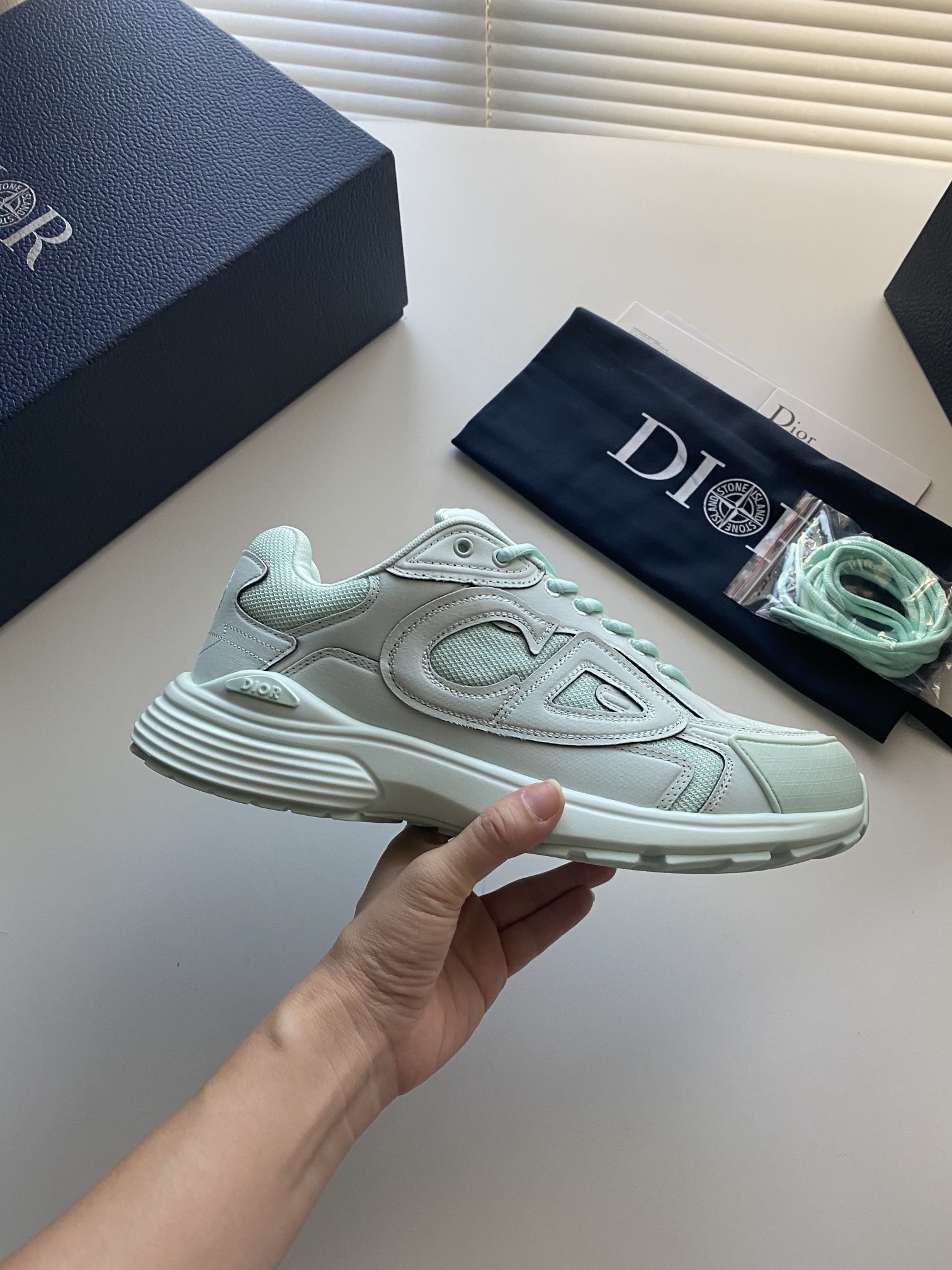 Dior x Stone Island B30 low top sneakers