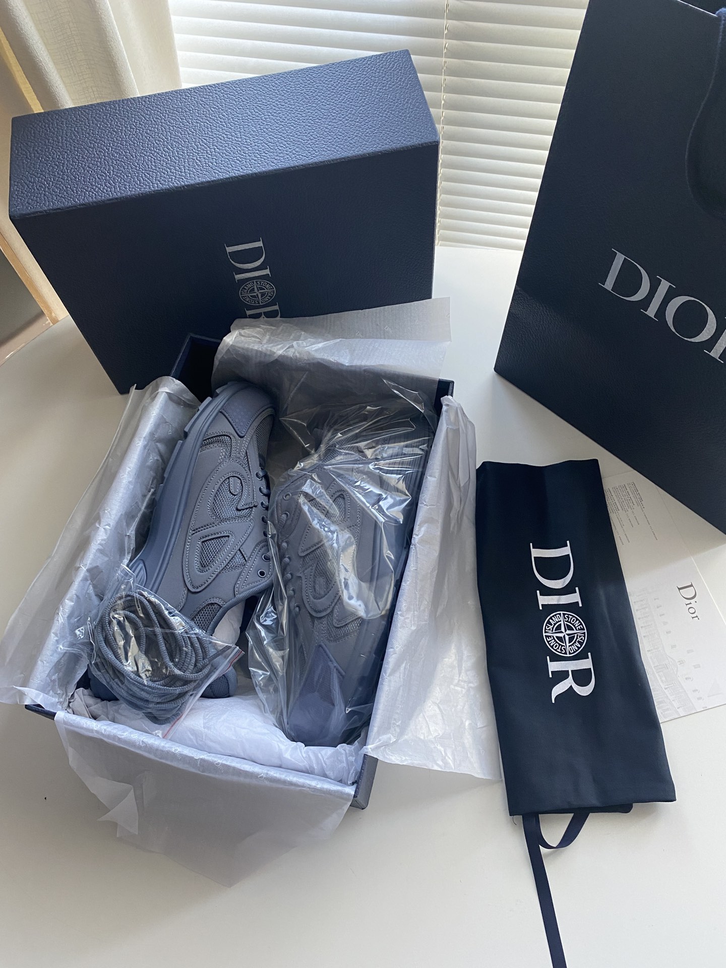 Dior x Stone Island B30 low top sneakers