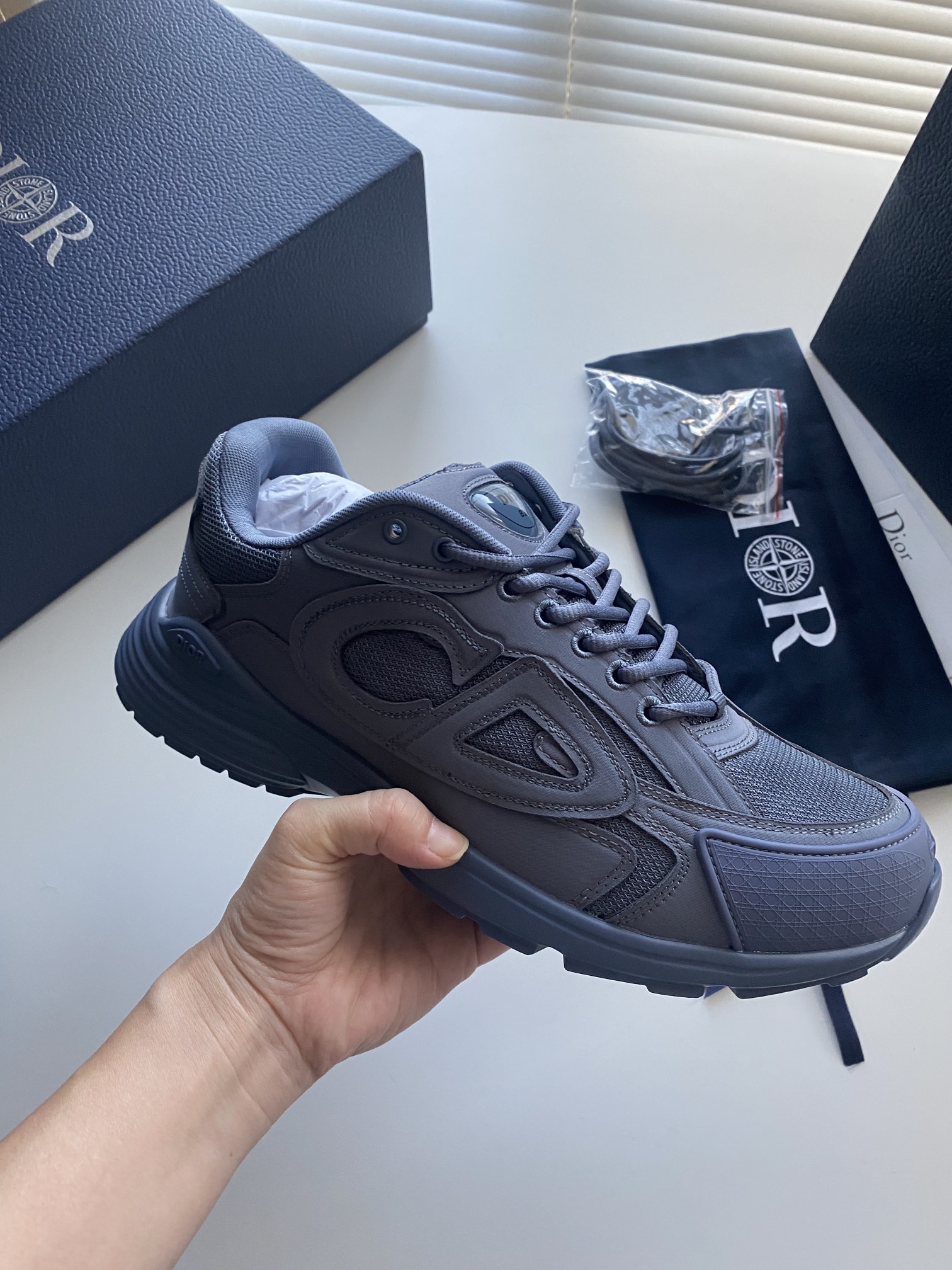Dior x Stone Island B30 low top sneakers