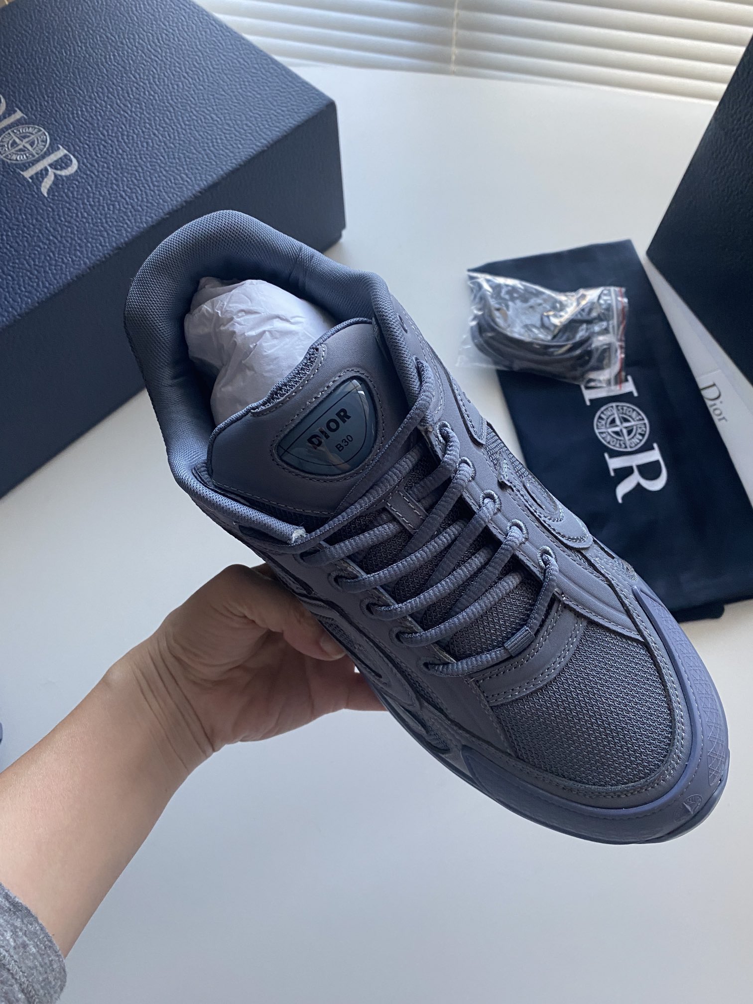Dior x Stone Island B30 low top sneakers
