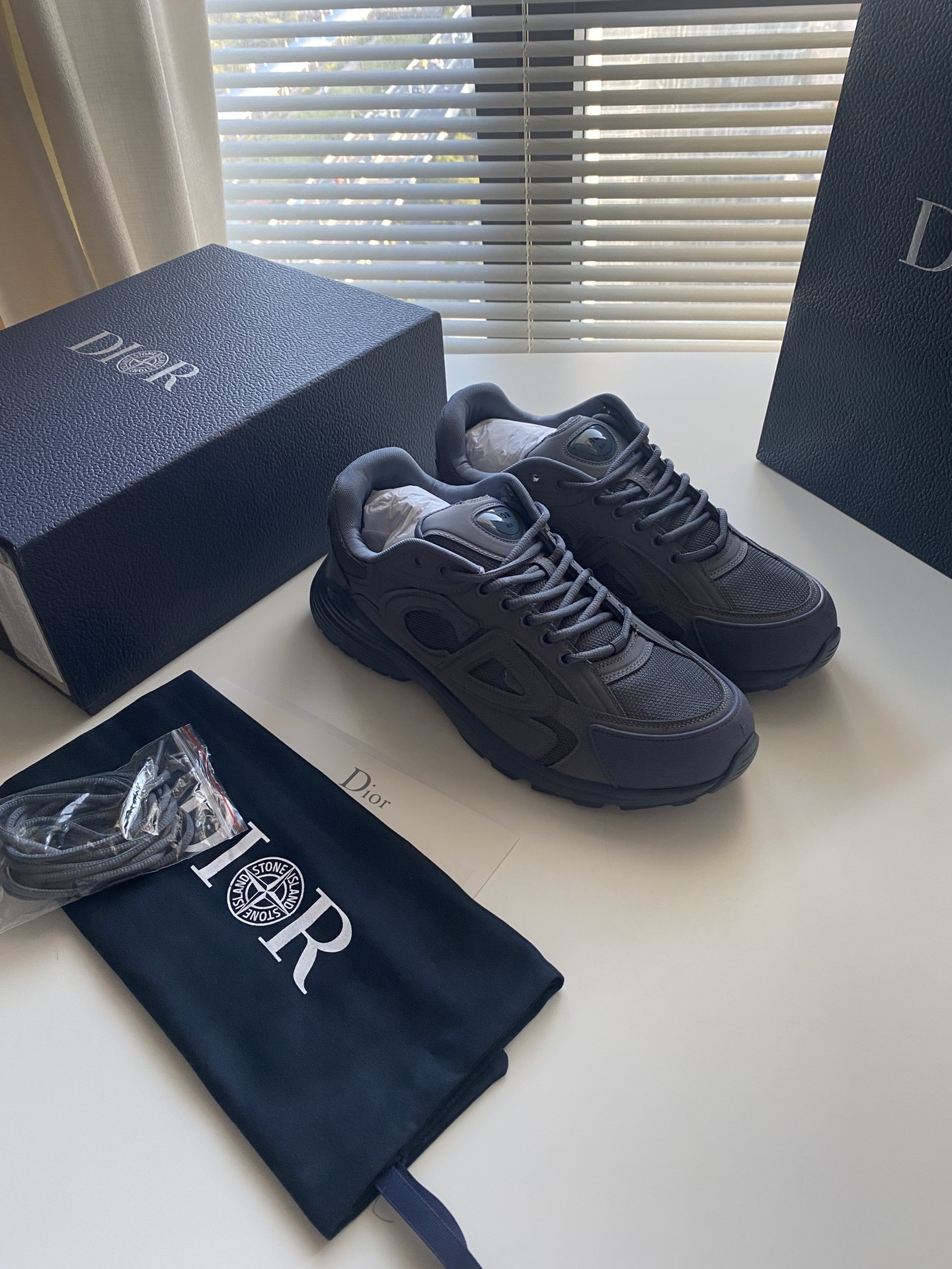 Dior x Stone Island B30 low top sneakers
