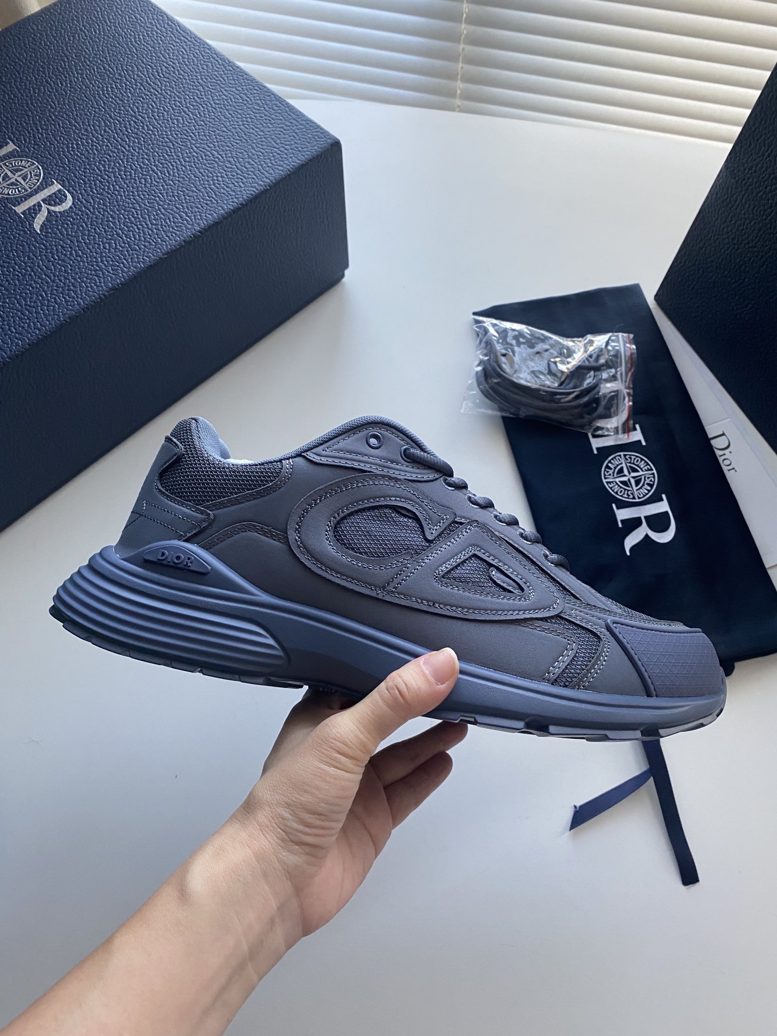 Dior x Stone Island B30 low top sneakers