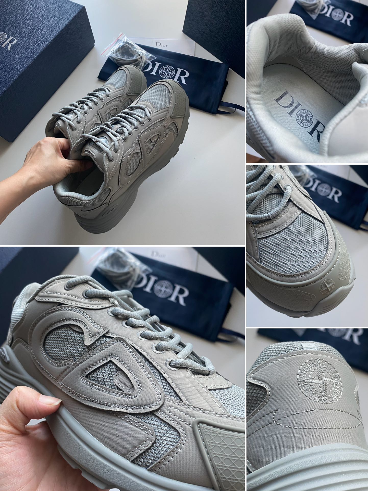 Dior x Stone Island B30 low top sneakers