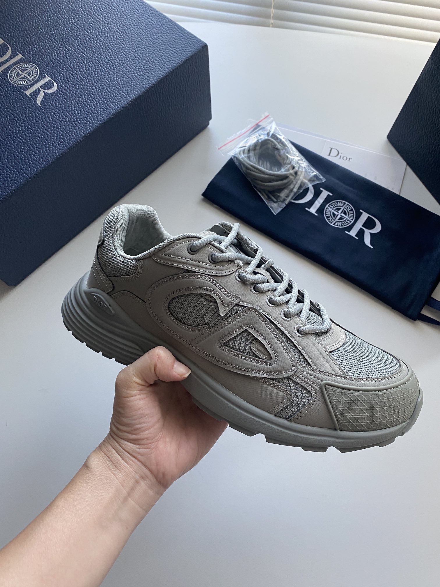 Dior x Stone Island B30 low top sneakers