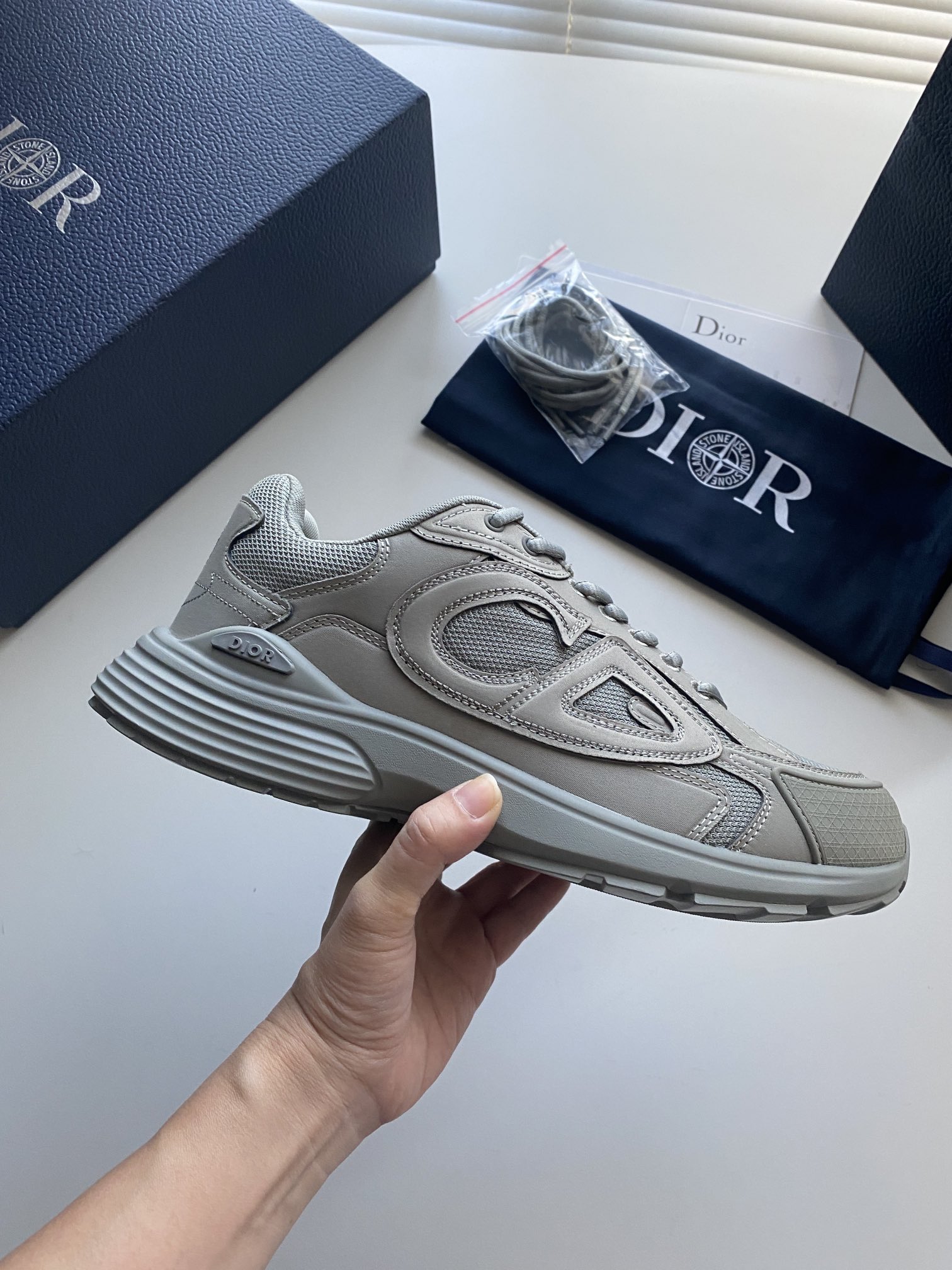 Dior x Stone Island B30 low top sneakers