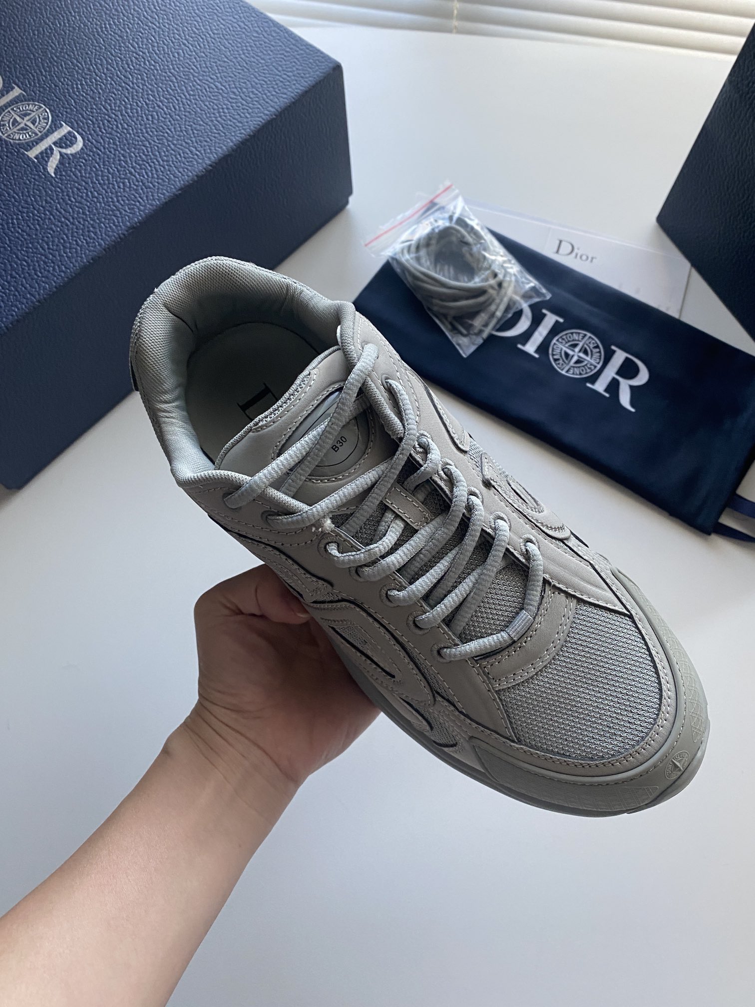 Dior x Stone Island B30 low top sneakers