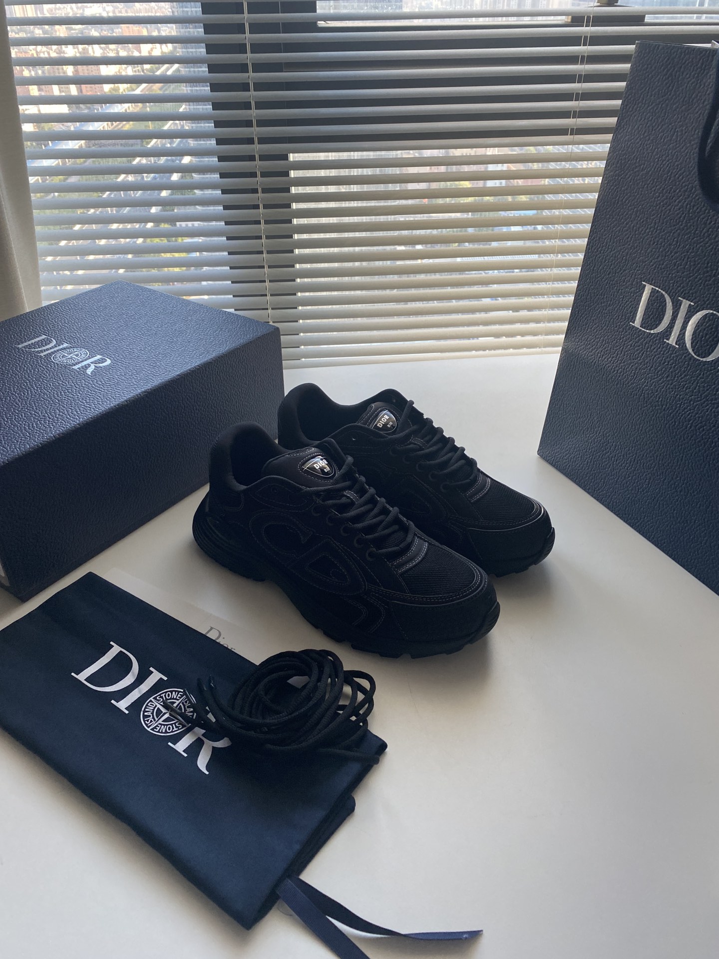 Dior x Stone Island B30 low top sneakers