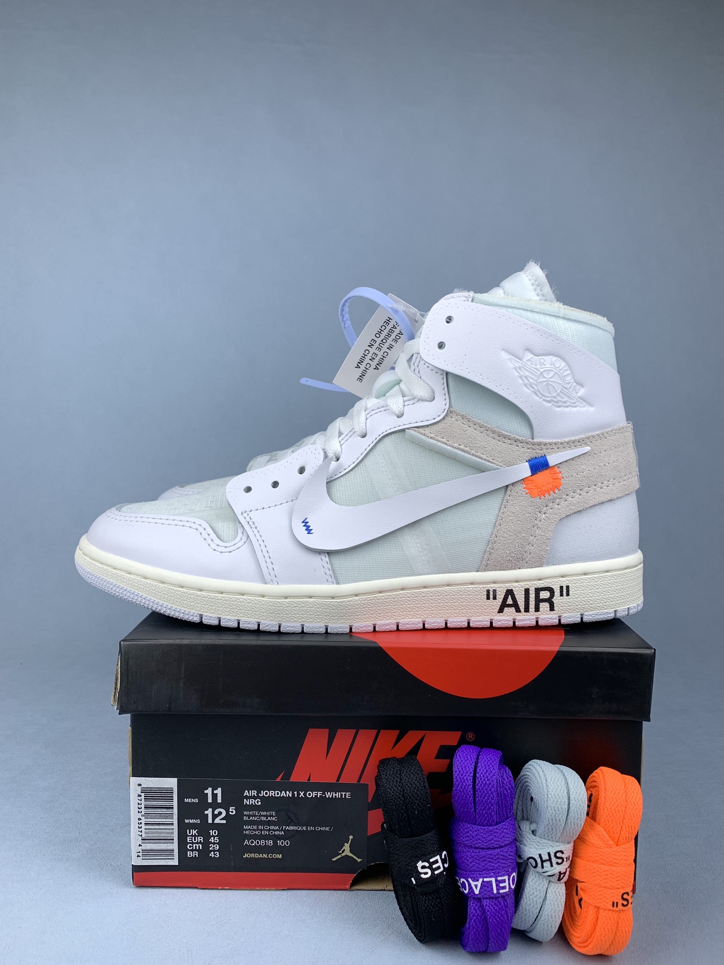 [LJR] Off-White × Nike Air Jordan 1 Retro High "White"