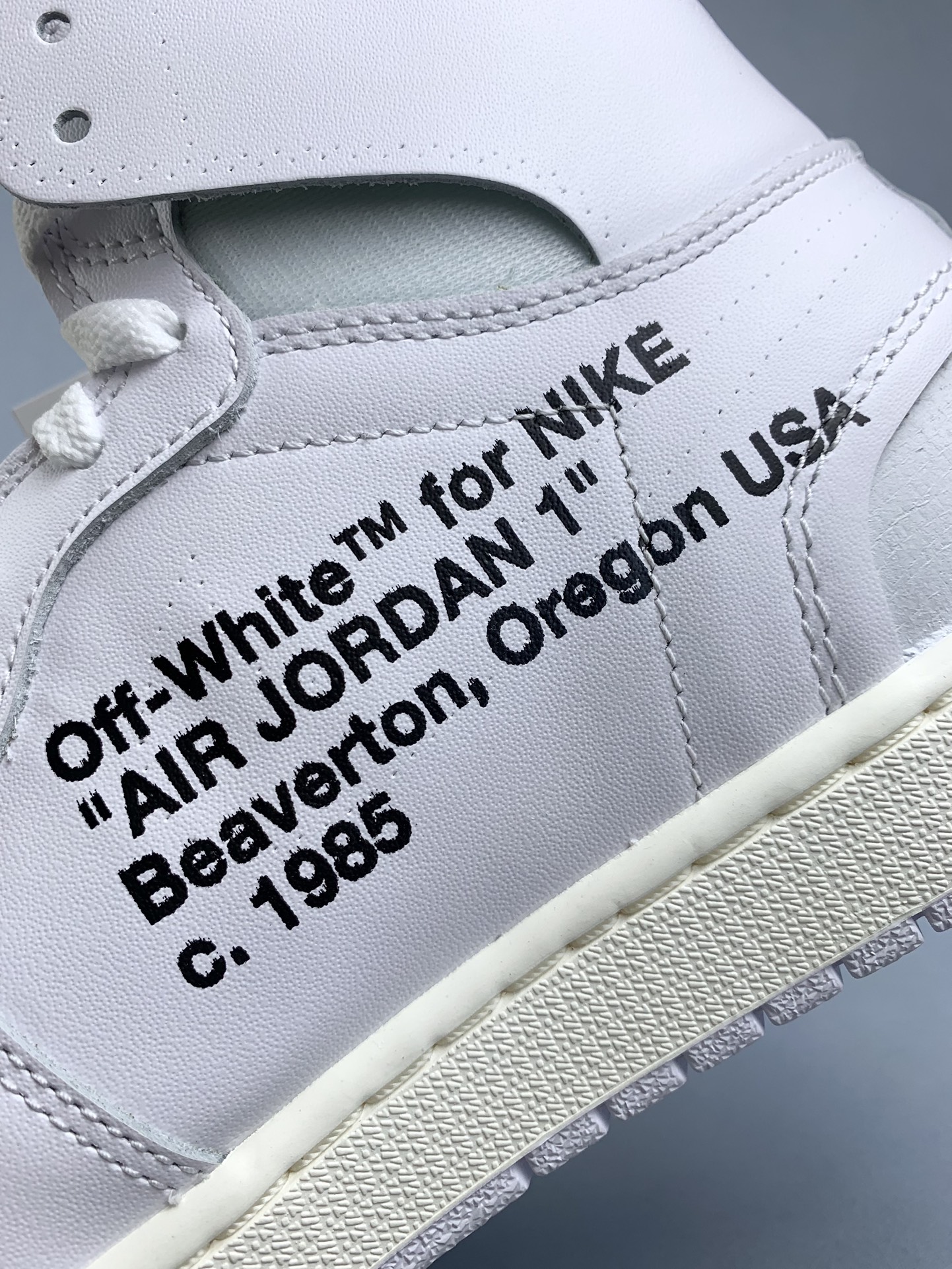 [LJR] Off-White × Nike Air Jordan 1 Retro High "White"