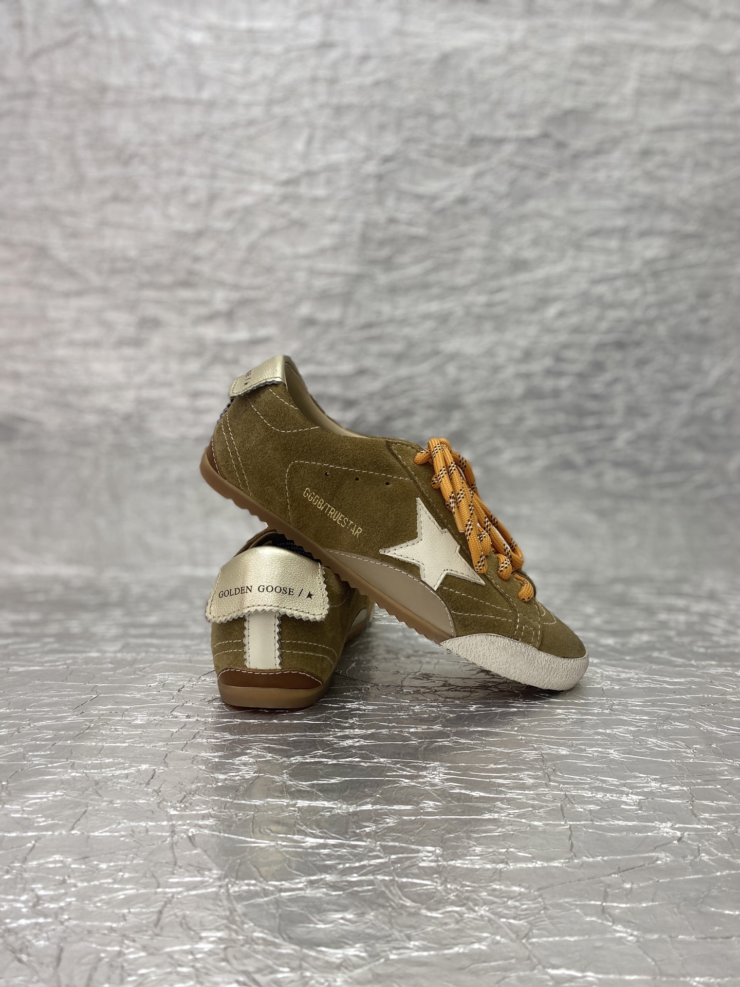 Golden Goose True-Star Tobacco Brown White Platinum