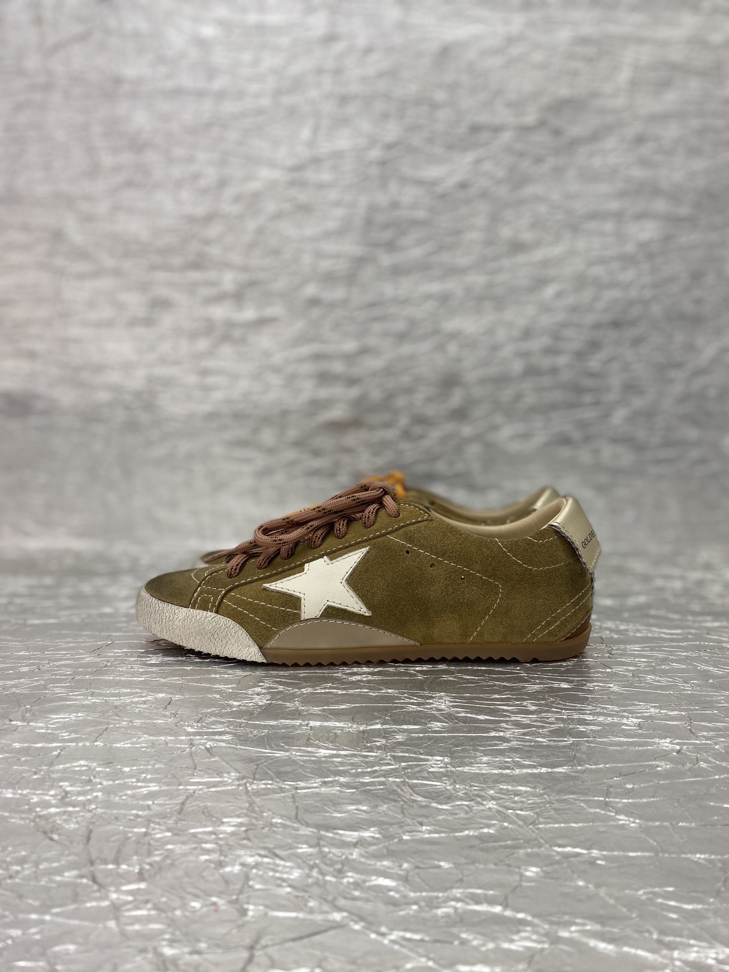 Golden Goose True-Star Tobacco Brown White Platinum