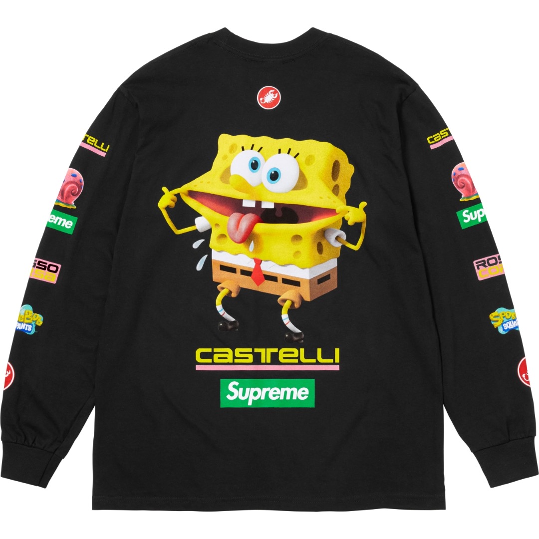 SUPREME SS25 SPONGEBOB CASTELLI RACING L/S TEE