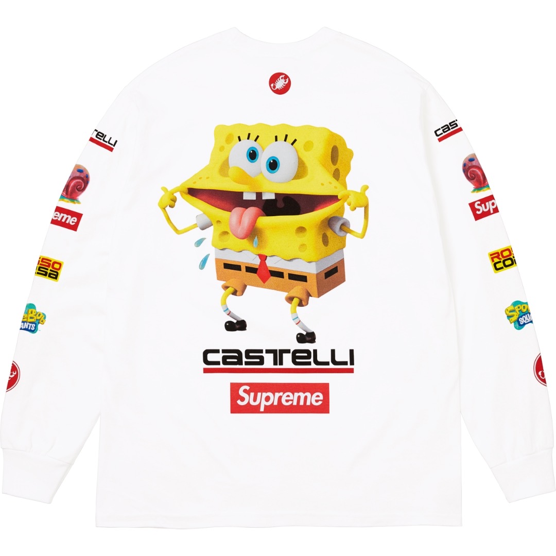 SUPREME SS25 SPONGEBOB CASTELLI RACING L/S TEE