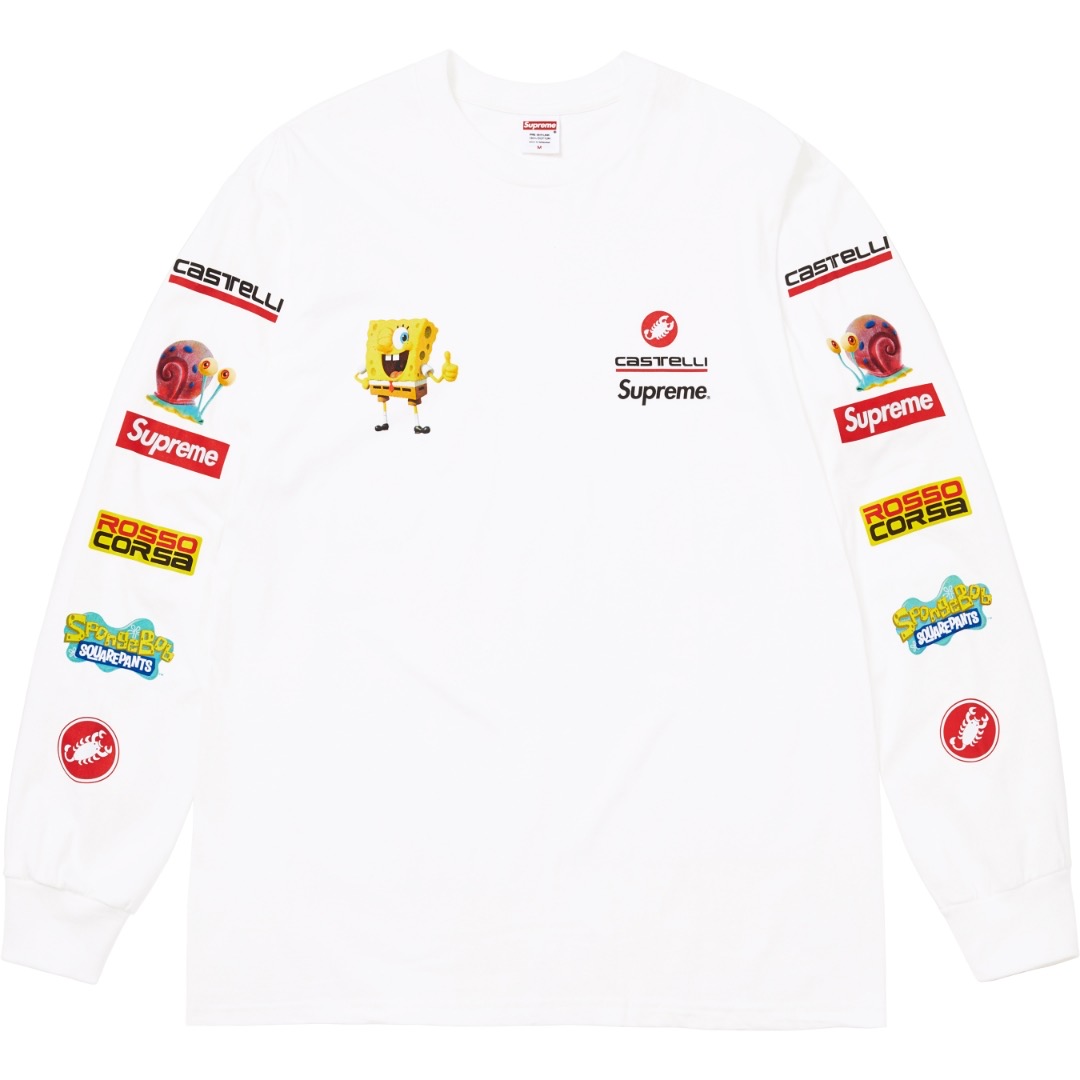 SUPREME SS25 SPONGEBOB CASTELLI RACING L/S TEE