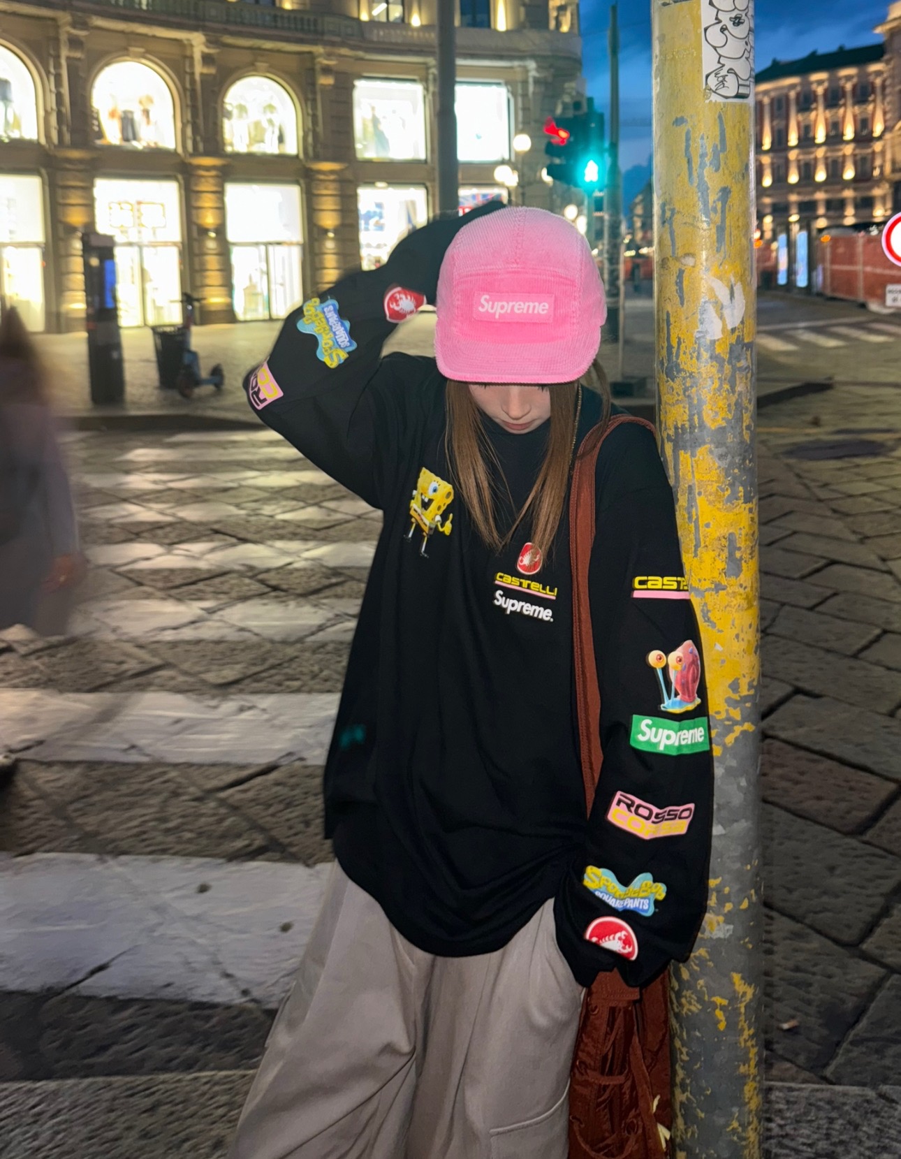 SUPREME SS25 SPONGEBOB CASTELLI RACING L/S TEE