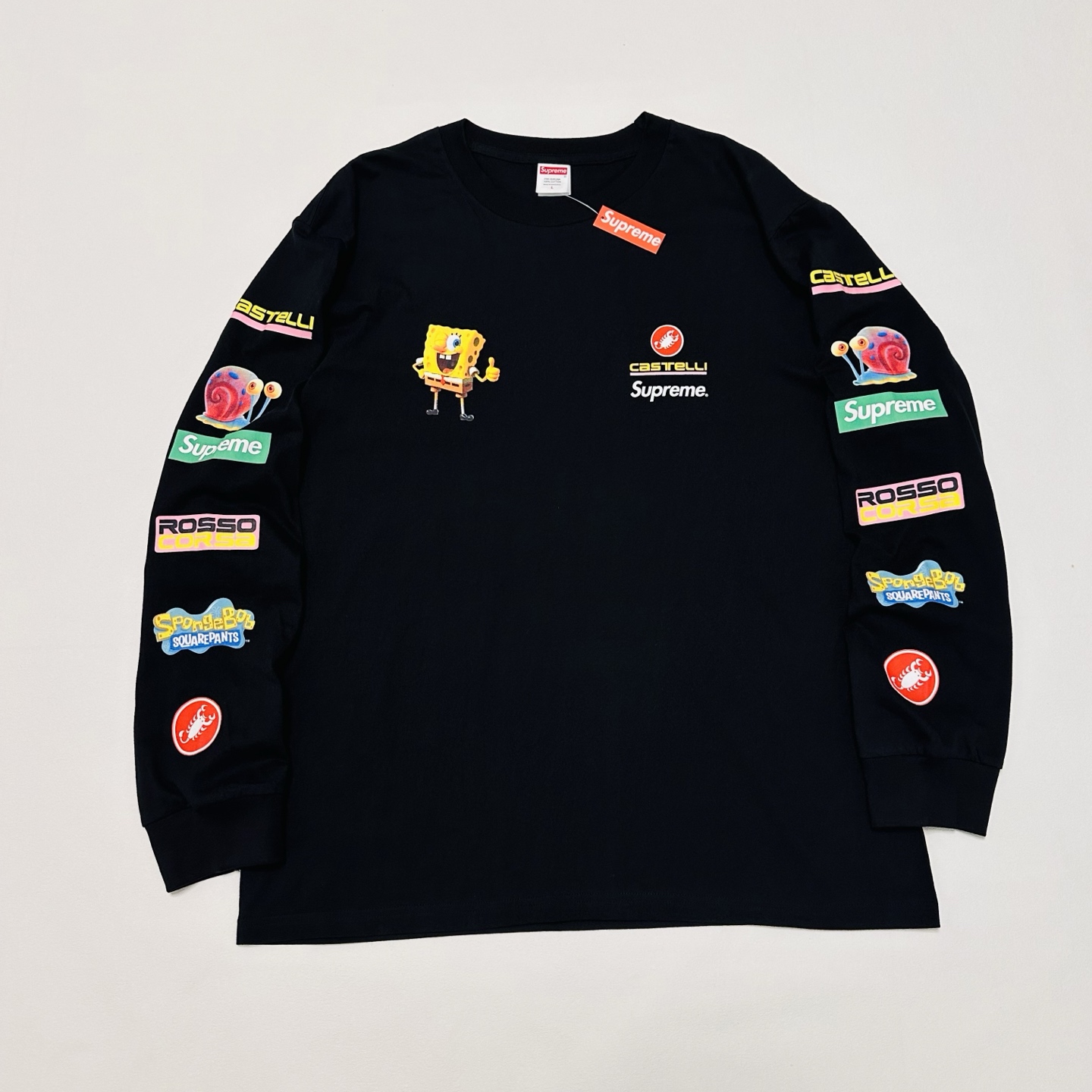 SUPREME SS25 SPONGEBOB CASTELLI RACING L/S TEE