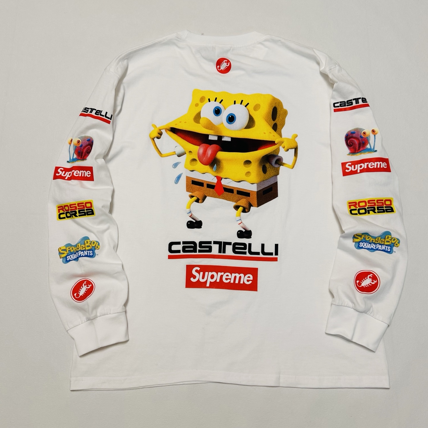 SUPREME SS25 SPONGEBOB CASTELLI RACING L/S TEE