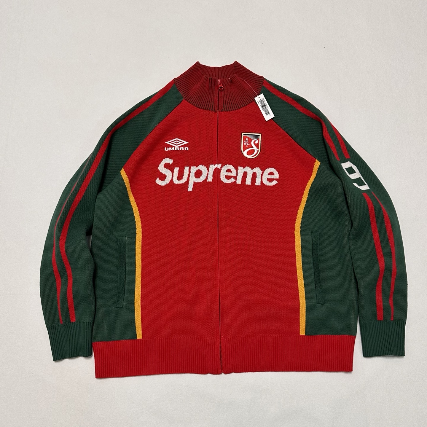 Supreme/Umbro Zip Up Sweater