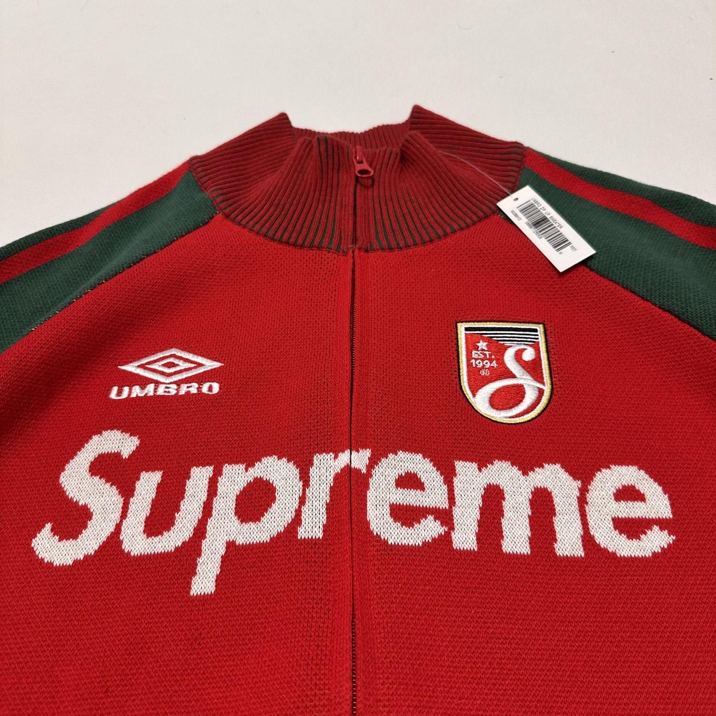 Supreme/Umbro Zip Up Sweater