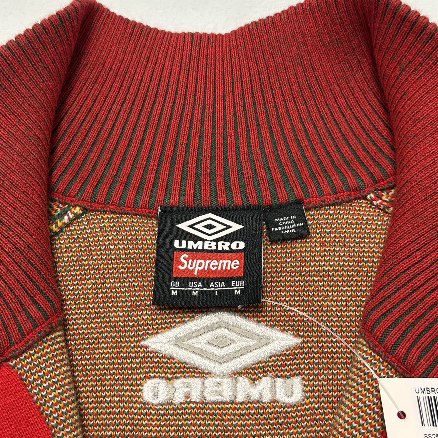 Supreme/Umbro Zip Up Sweater