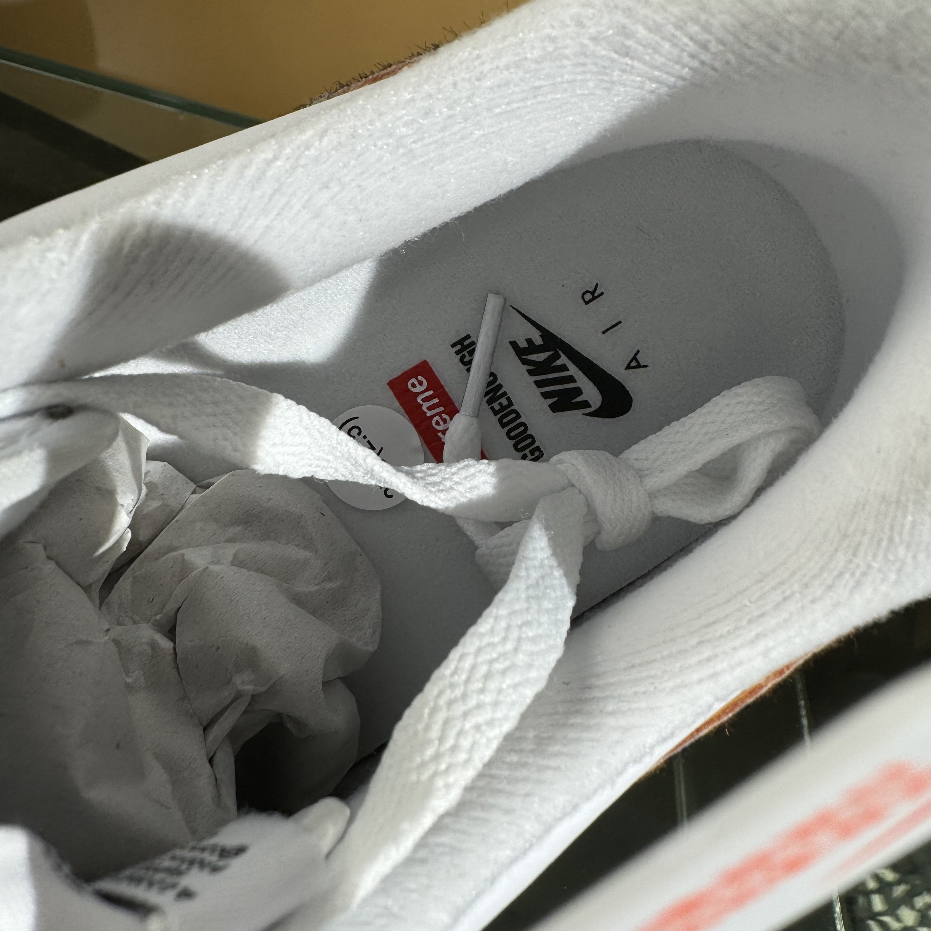 GOODENOUGH × Supreme × Nike Air Force 1 Low "White/Leopard" (25SS Week15)