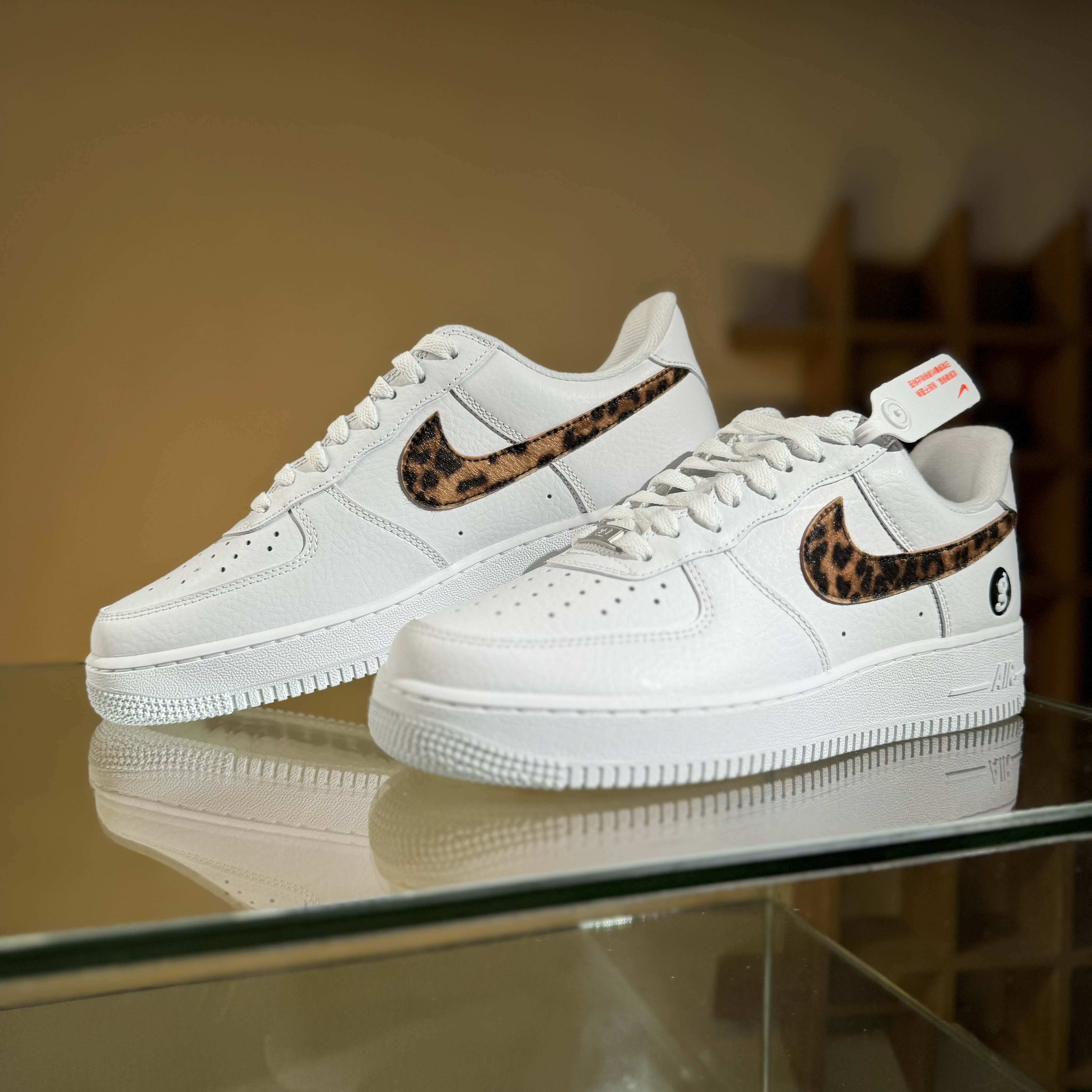 GOODENOUGH × Supreme × Nike Air Force 1 Low "White/Leopard" (25SS Week15)