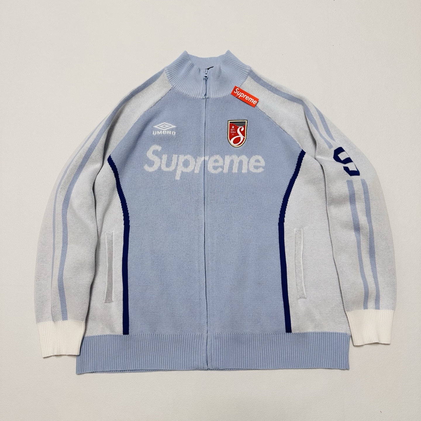 Supreme/Umbro Zip Up Sweater
