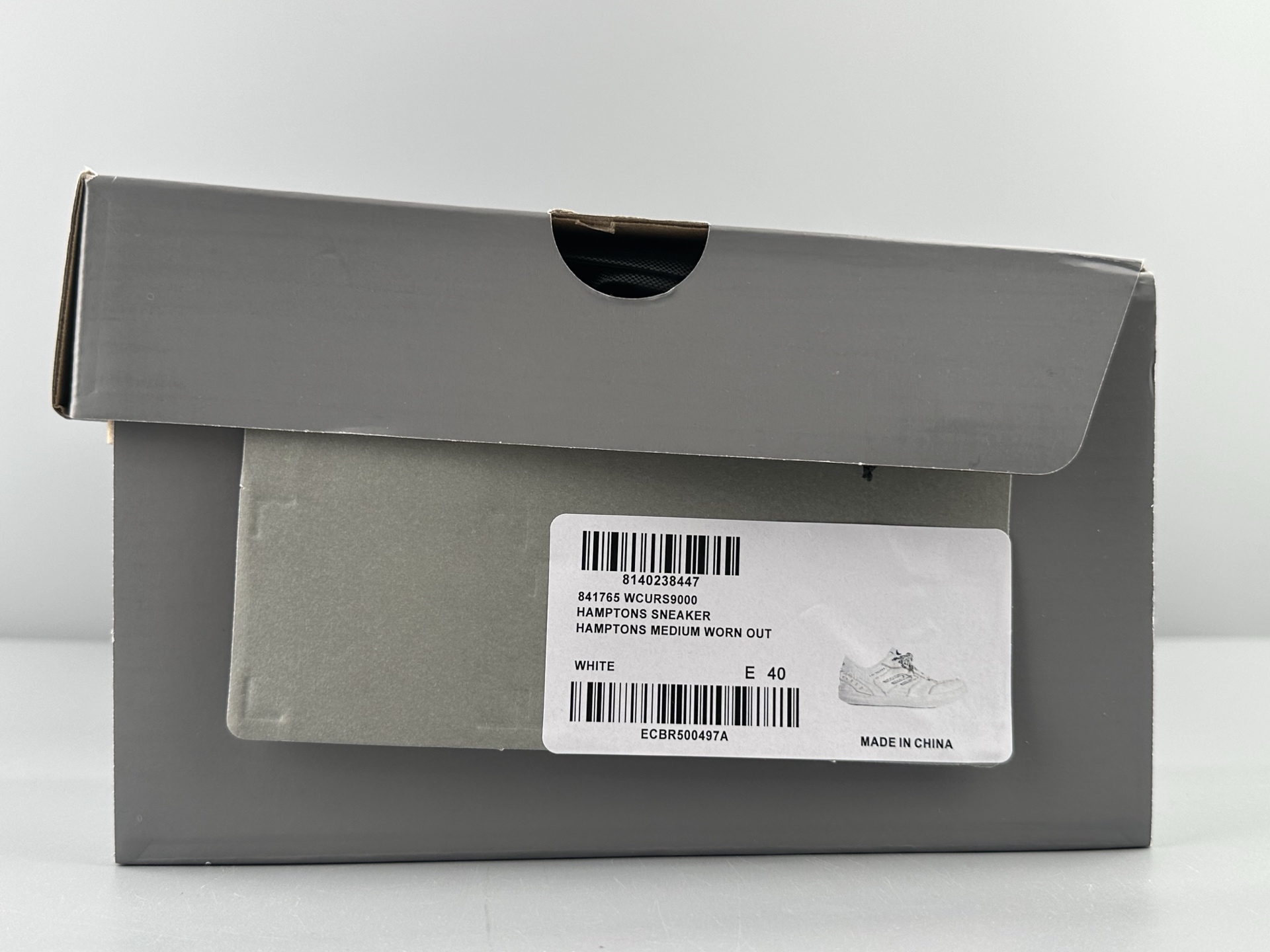 Blenciaga ホワイト の Hamptons ミディアム Worn-out スニーカー