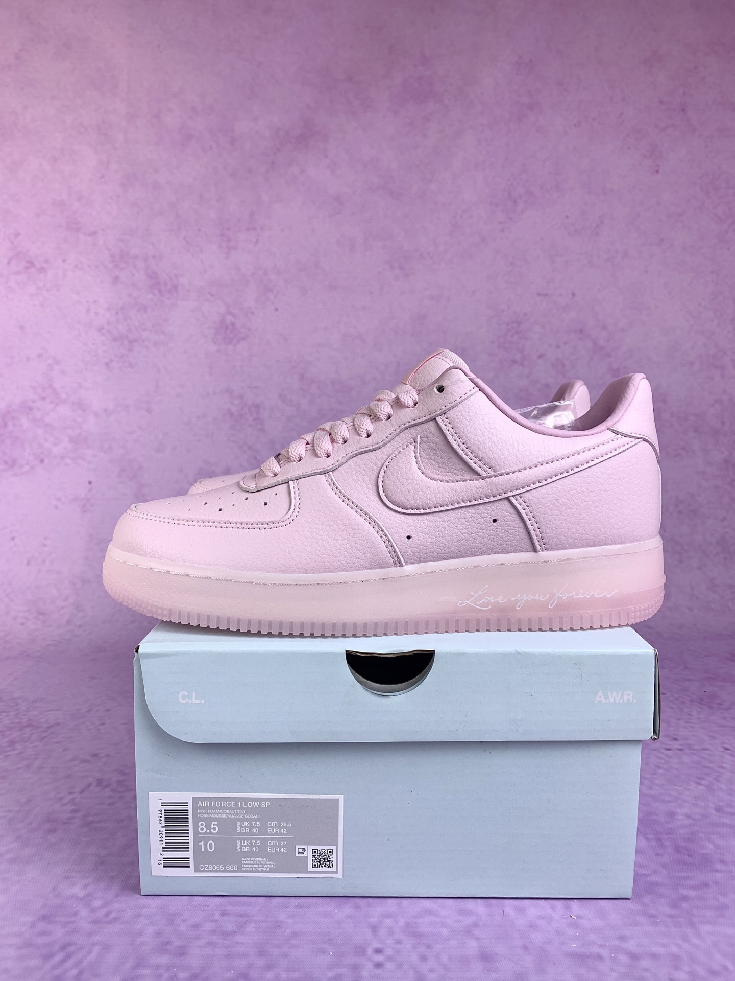Drake NOCTA × Nike Air Force 1 "Pink Foam"