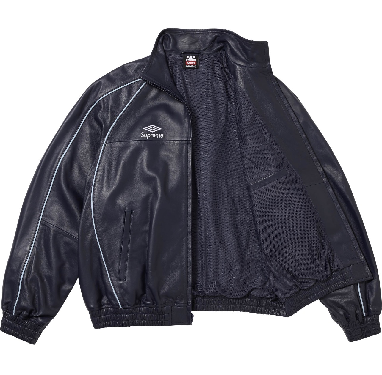 Supreme Umbro FW25 Week4 Leather Track Jacket 