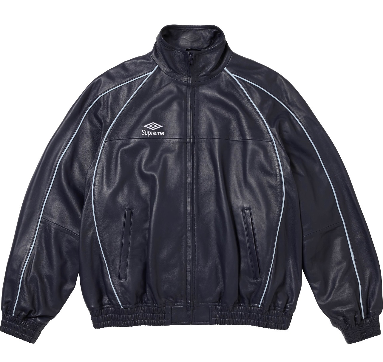 Supreme Umbro FW25 Week4 Leather Track Jacket 