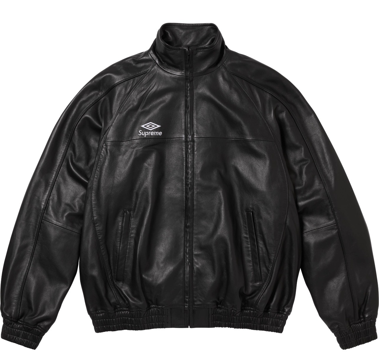 Supreme Umbro FW25 Week4 Leather Track Jacket 