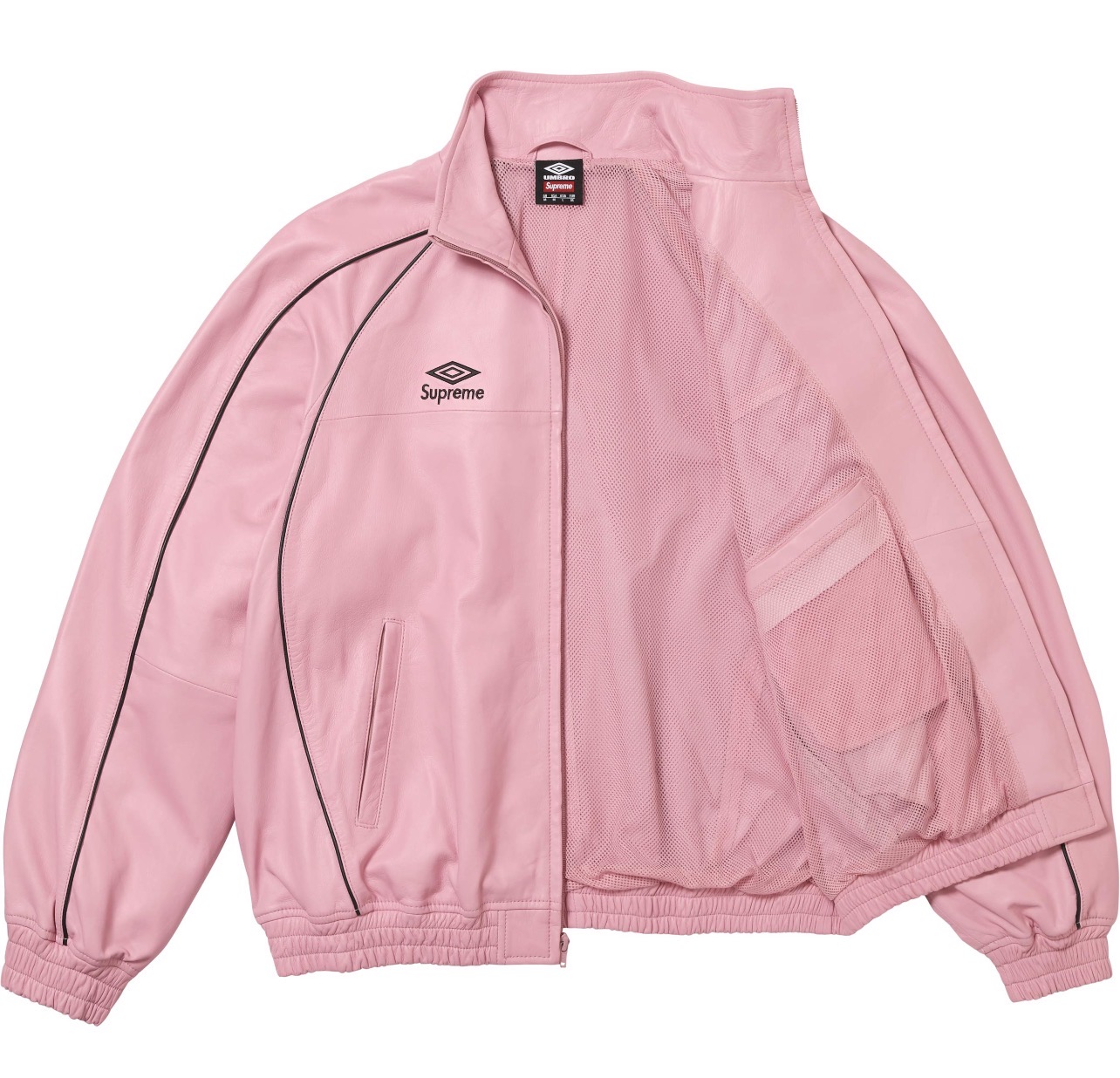 Supreme Umbro FW25 Week4 Leather Track Jacket 