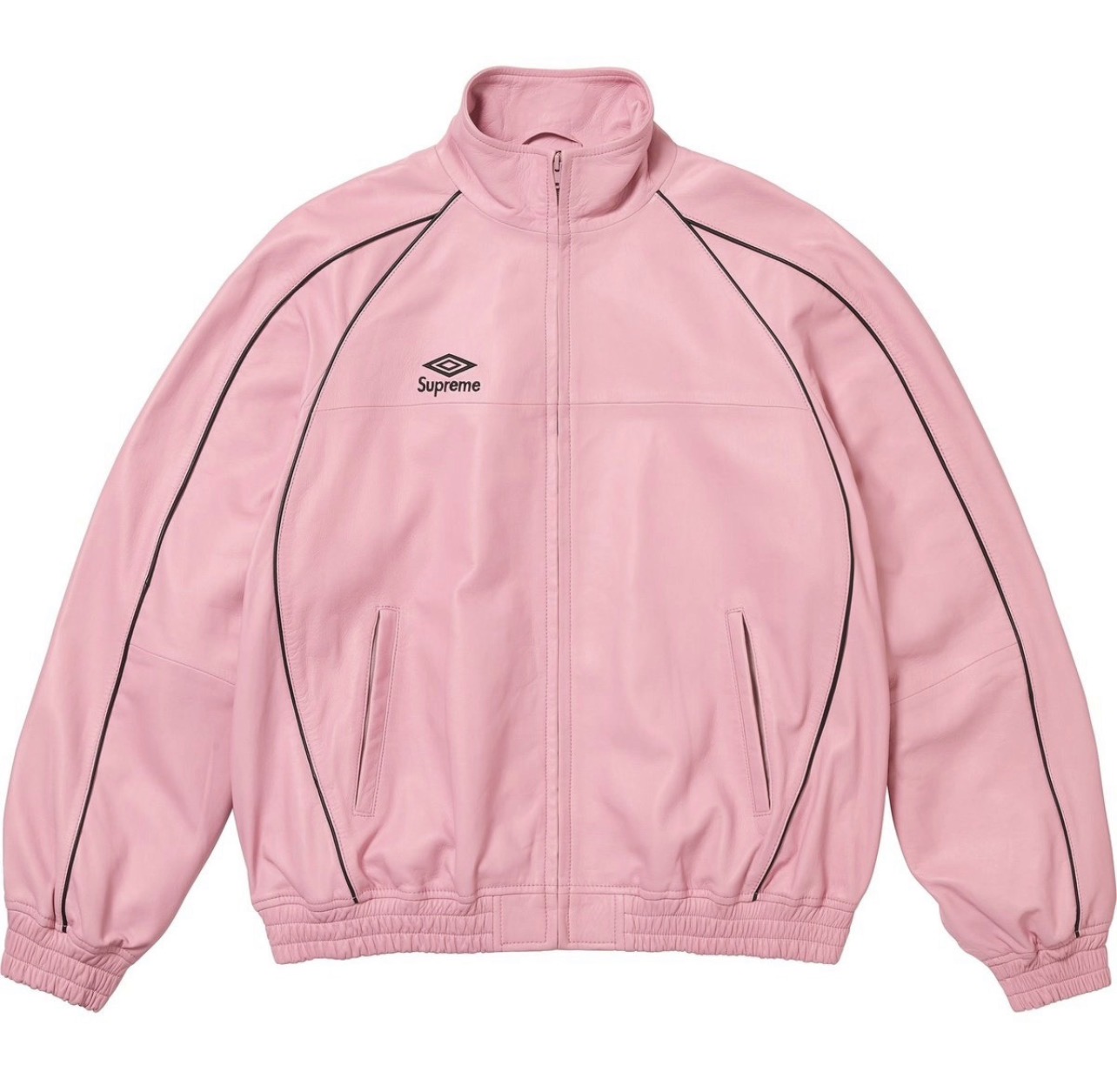 Supreme Umbro FW25 Week4 Leather Track Jacket 