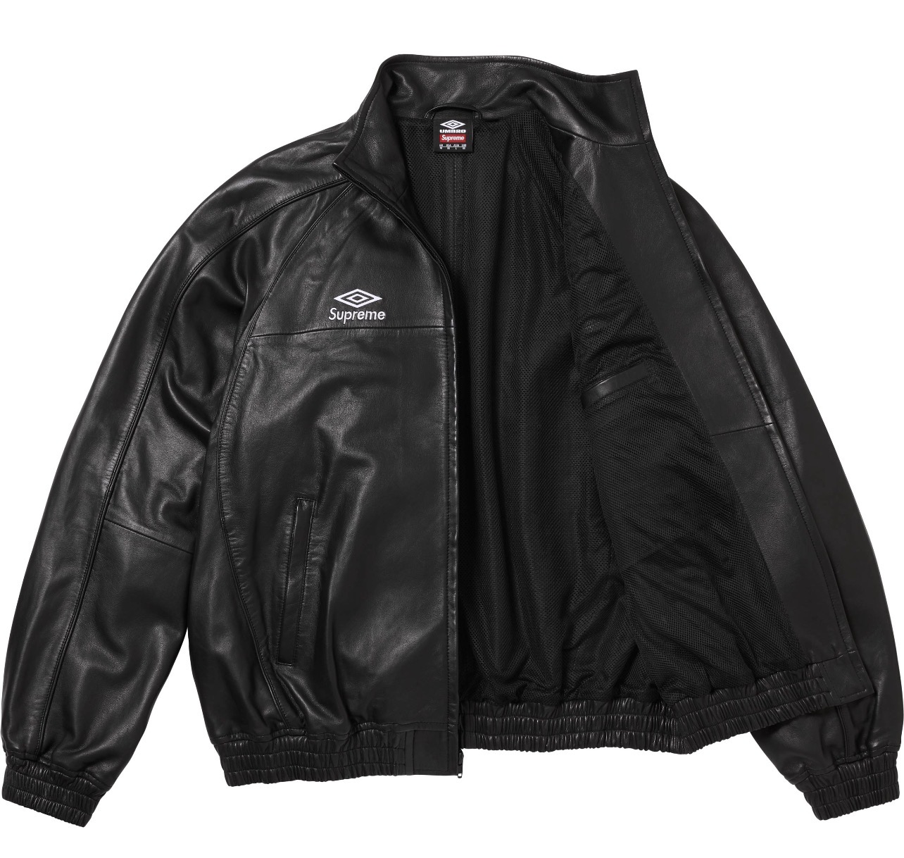 Supreme Umbro FW25 Week4 Leather Track Jacket 