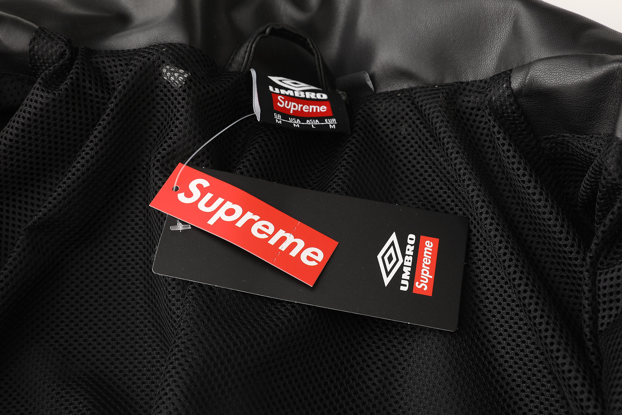 Supreme Umbro FW25 Week4 Leather Track Jacket 
