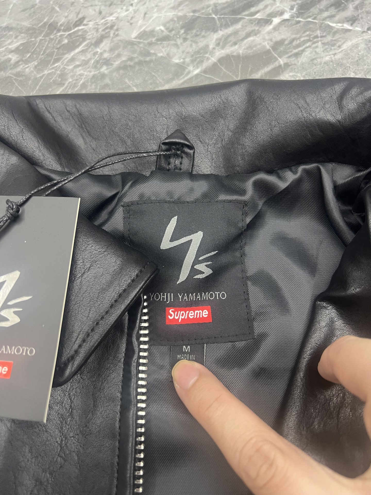 Supreme x Y’s by Yohji Yamamoto FW25 WEEK3 Leather Jacket