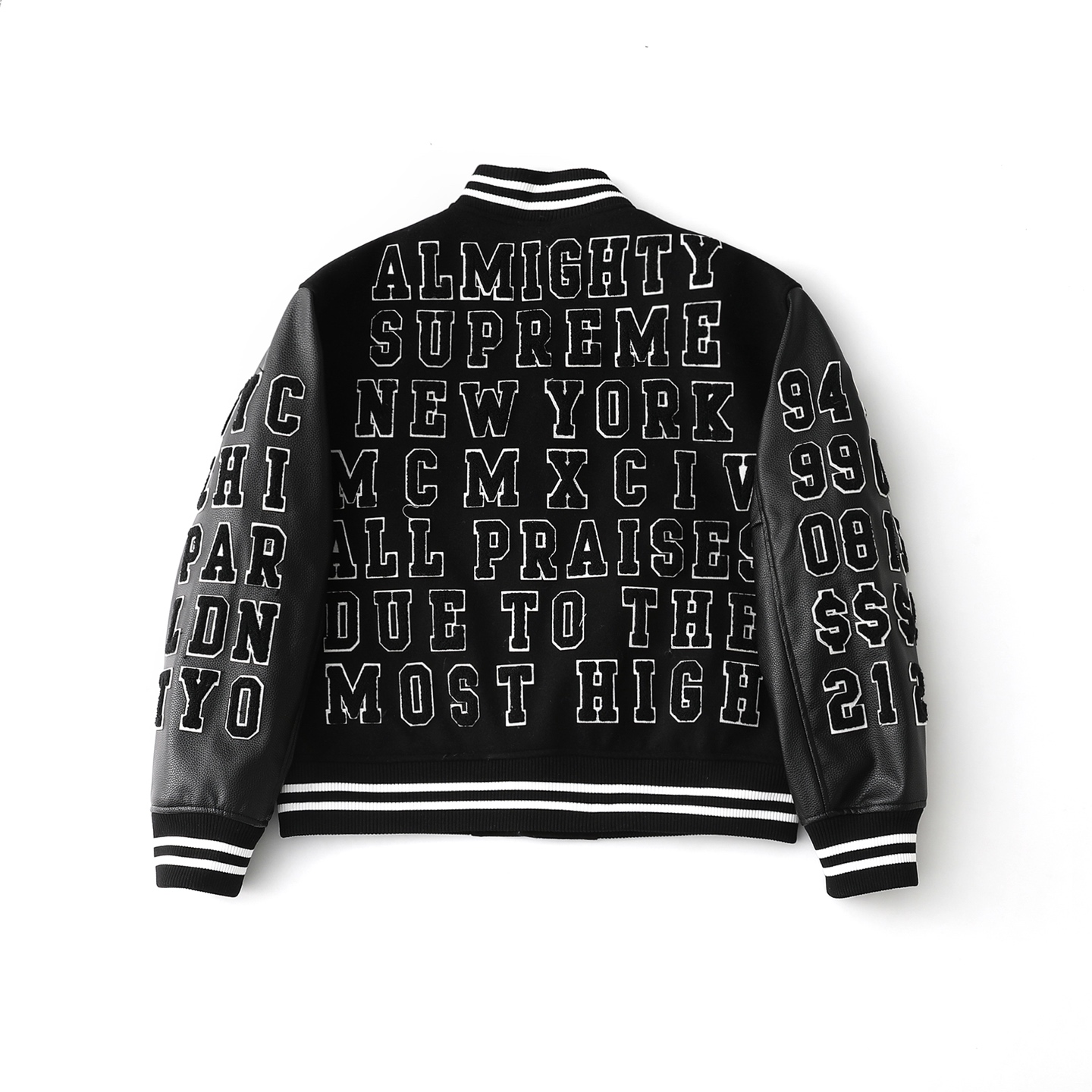 Supreme SS25 week3 Praises Varsity Jacket
